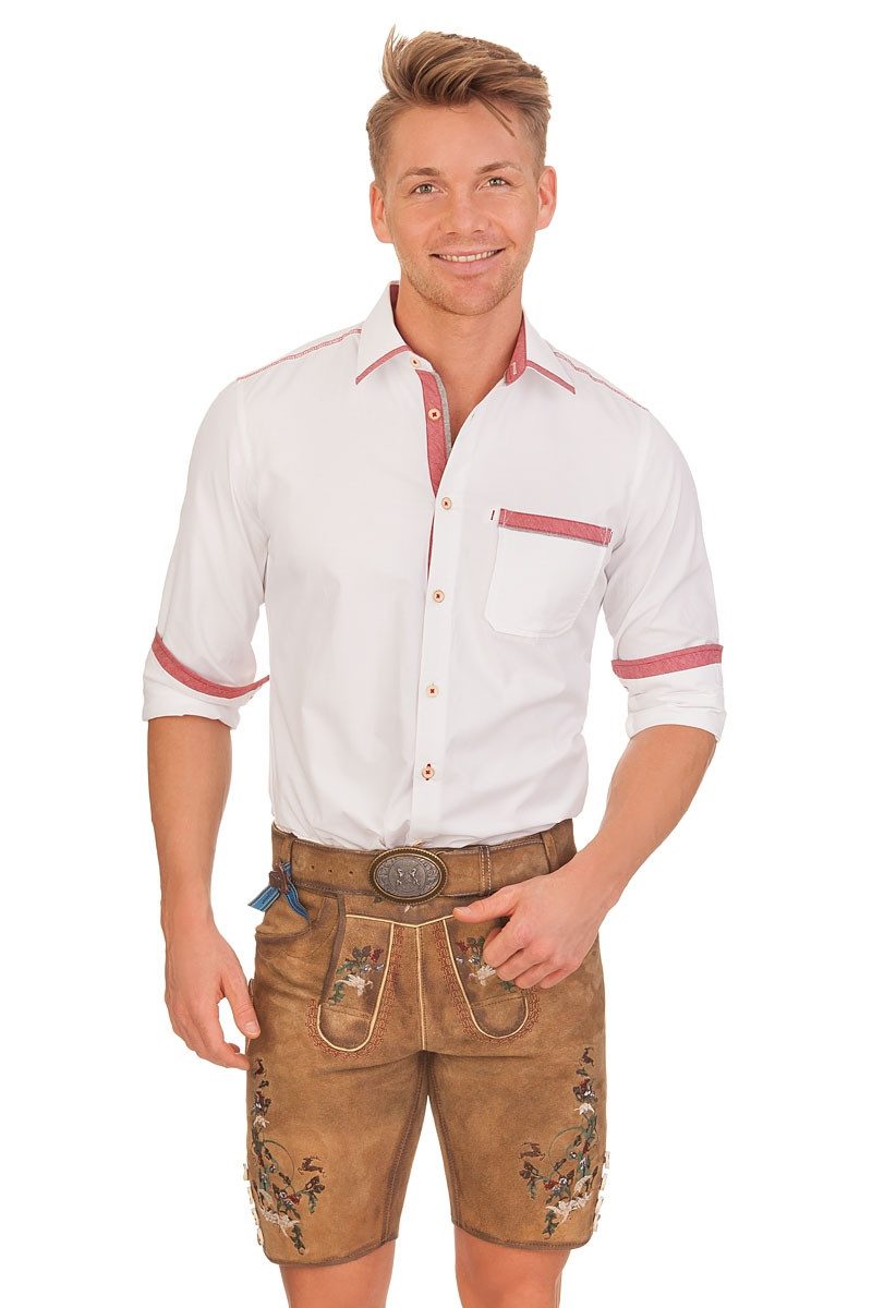 KRÜGER BUAM Trachtenlederhose Lederhose Herren kurz günstig online kaufen