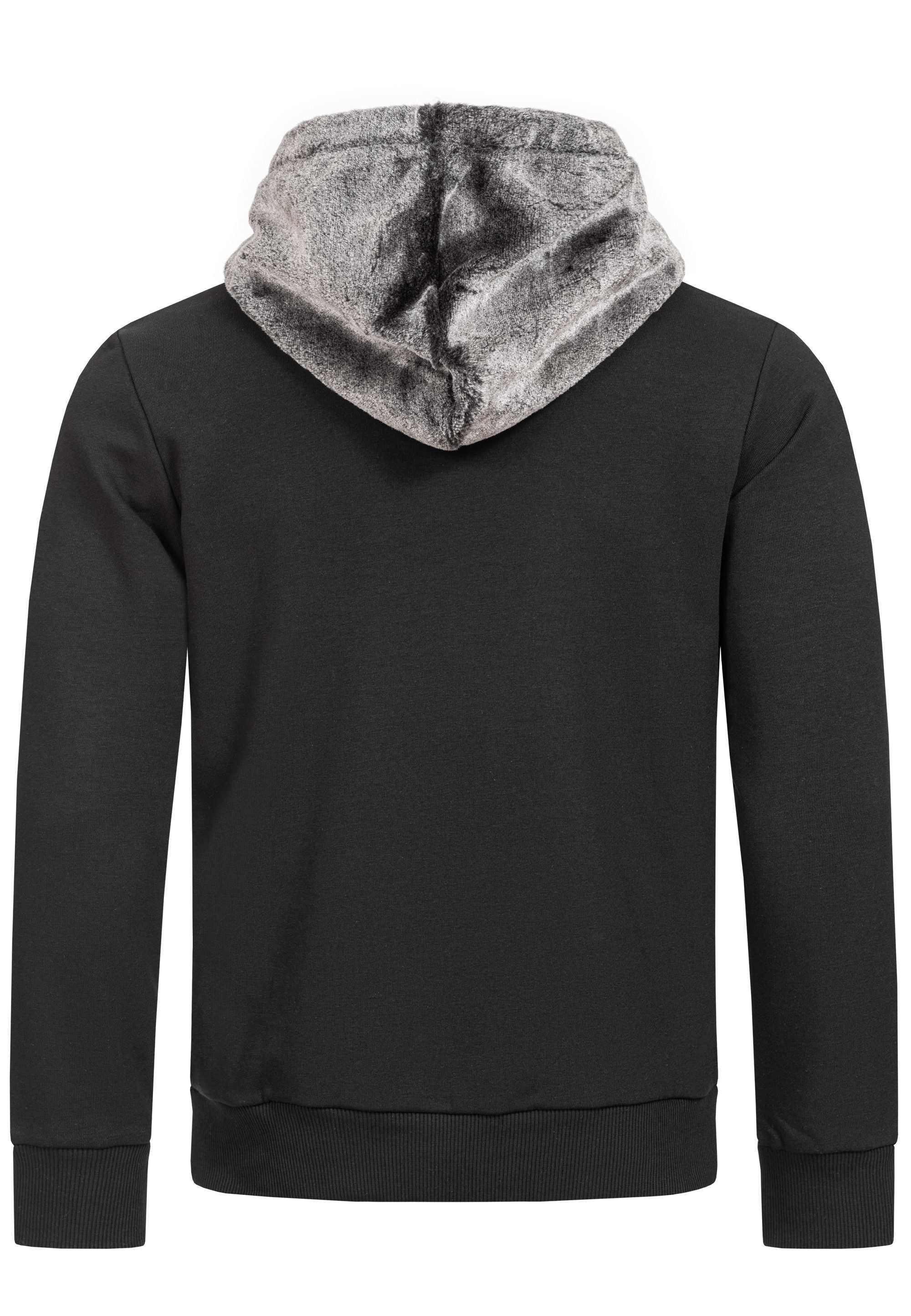 RedBridge Hoodie mit Teddyfell-Details Lässiger Kapuzenpullover günstig online kaufen