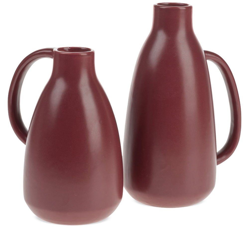 Griff HOBBY cm (1 Blumentopf Vase & HOME St) Blumentopf & matte matches21 10,5 Oberfläche Keramik Krug