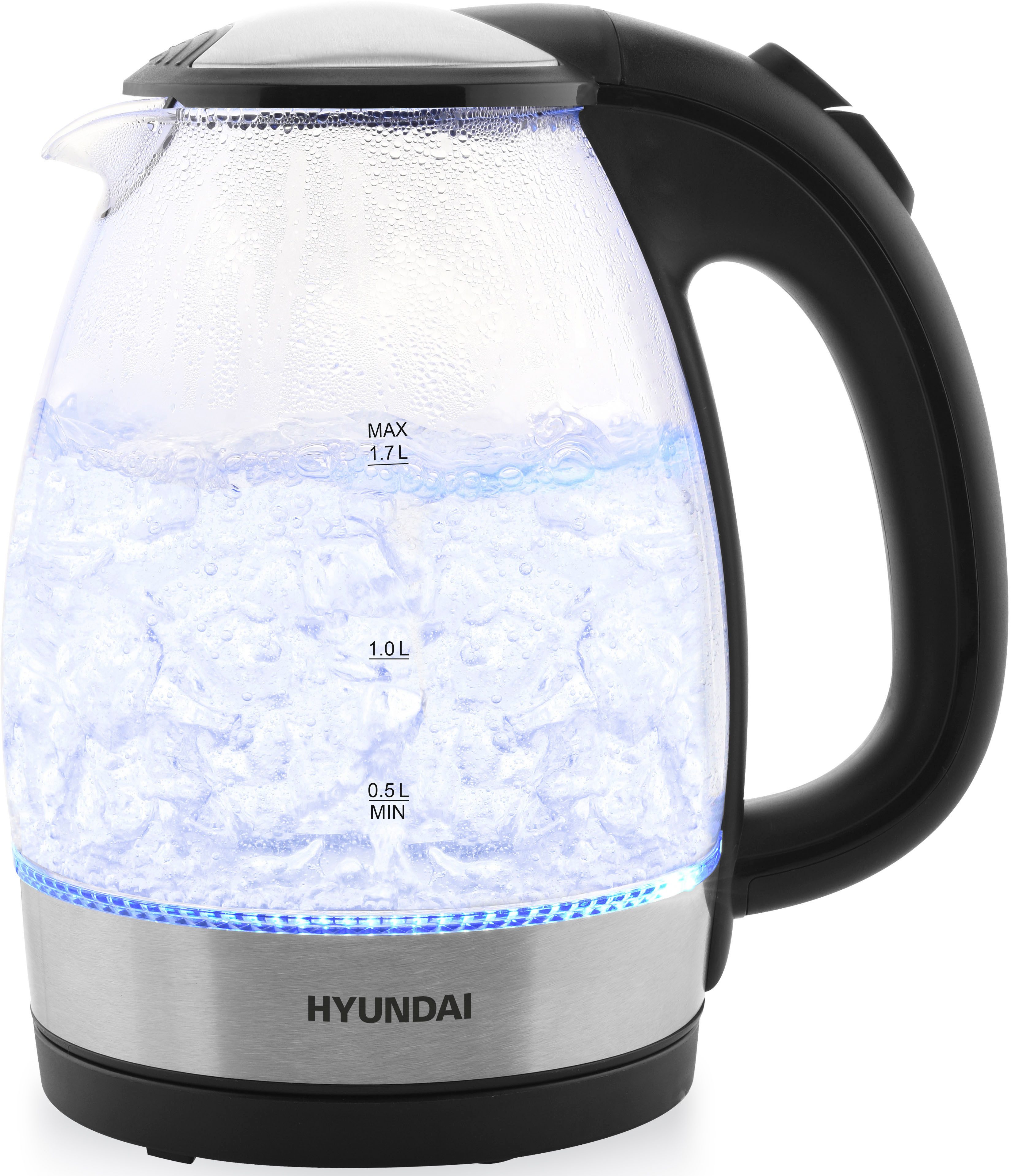 Hyundai Wasserkocher HYUVK741, 1,7 l, 2200 W