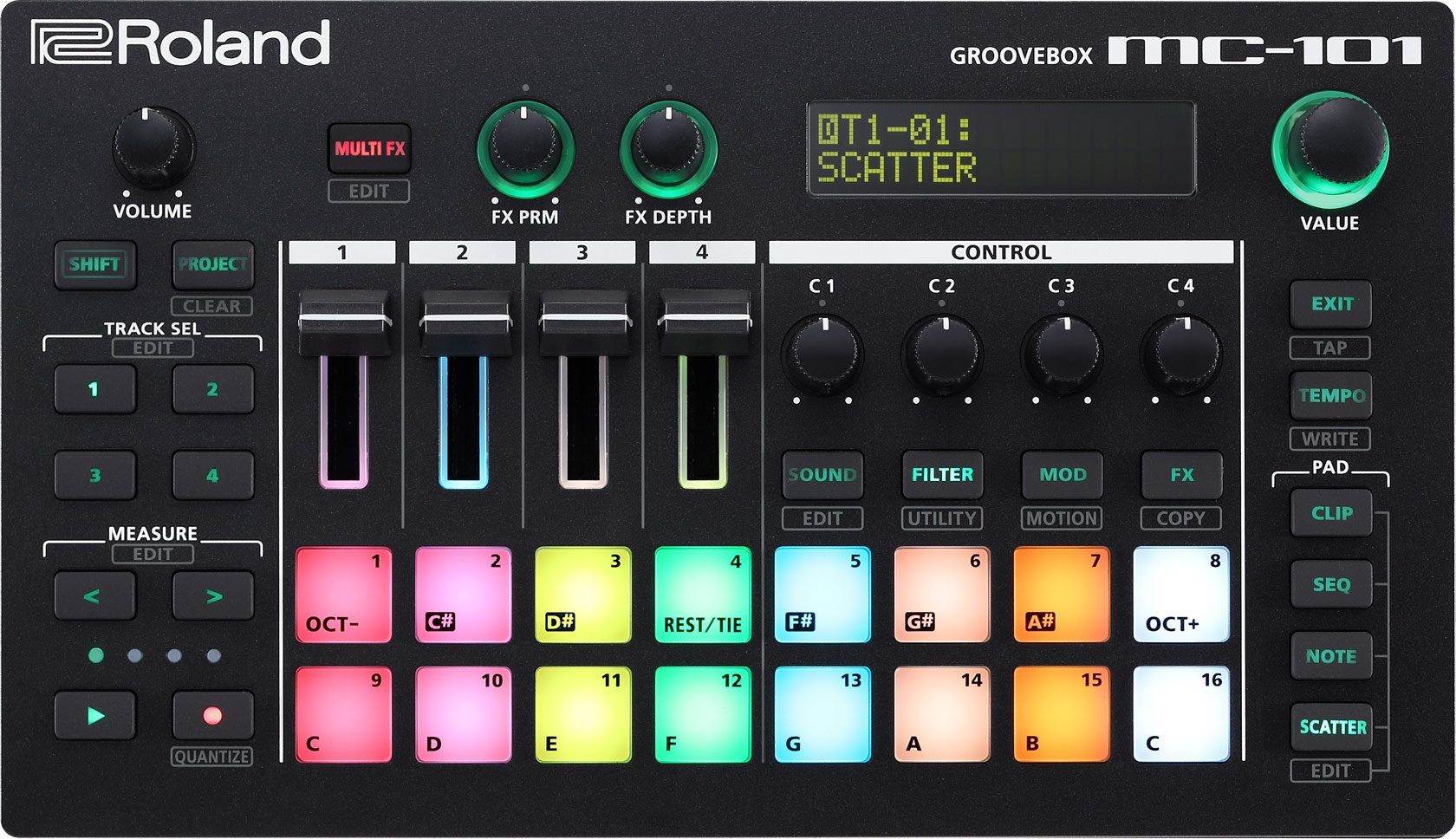 DJ Controller Roland MC-101 Groovebox
