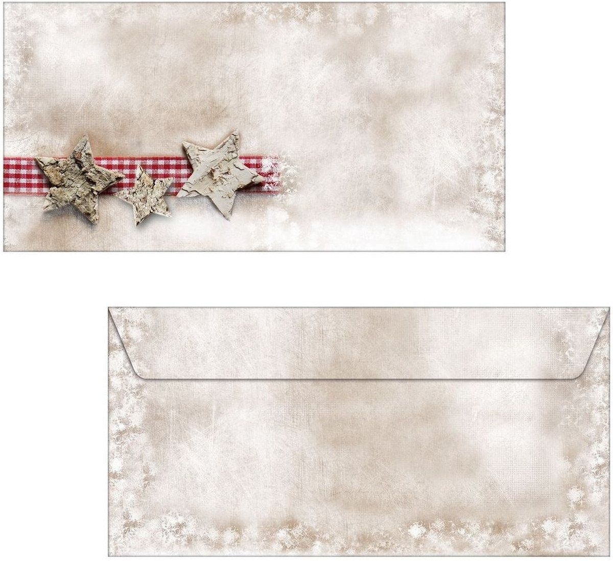 Thumbnail - Sigel Designpapier Briefumschläge Weihnachten inter Charlet DINlang 90g/qm VE=25 Stück