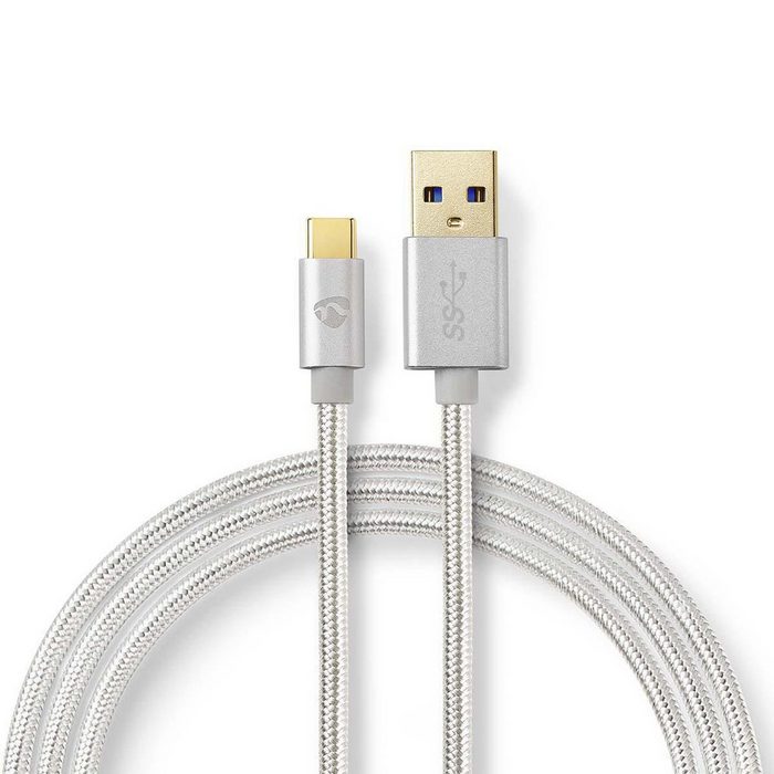 Nedis USB-Typ-C ™ Stecker 5 Gbps 15 W Vergoldet USB-Kabel (200 cm)