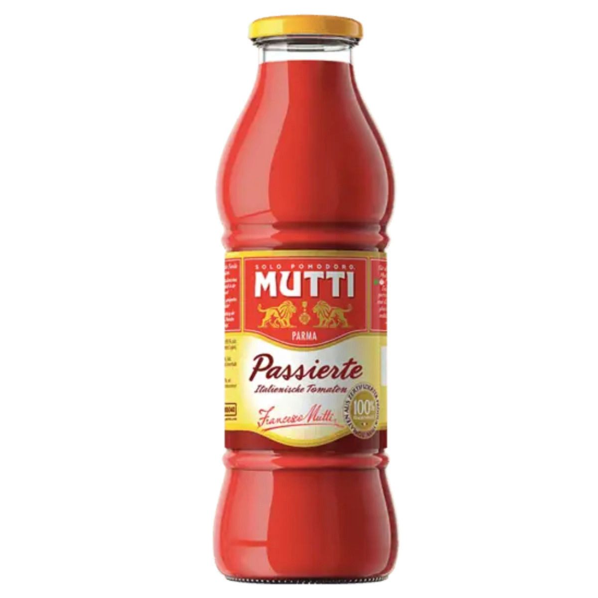 MUTTI Saucen, Mutti Passierte Tomatenpüree cremig dick für Vegetarier geeignet 700g