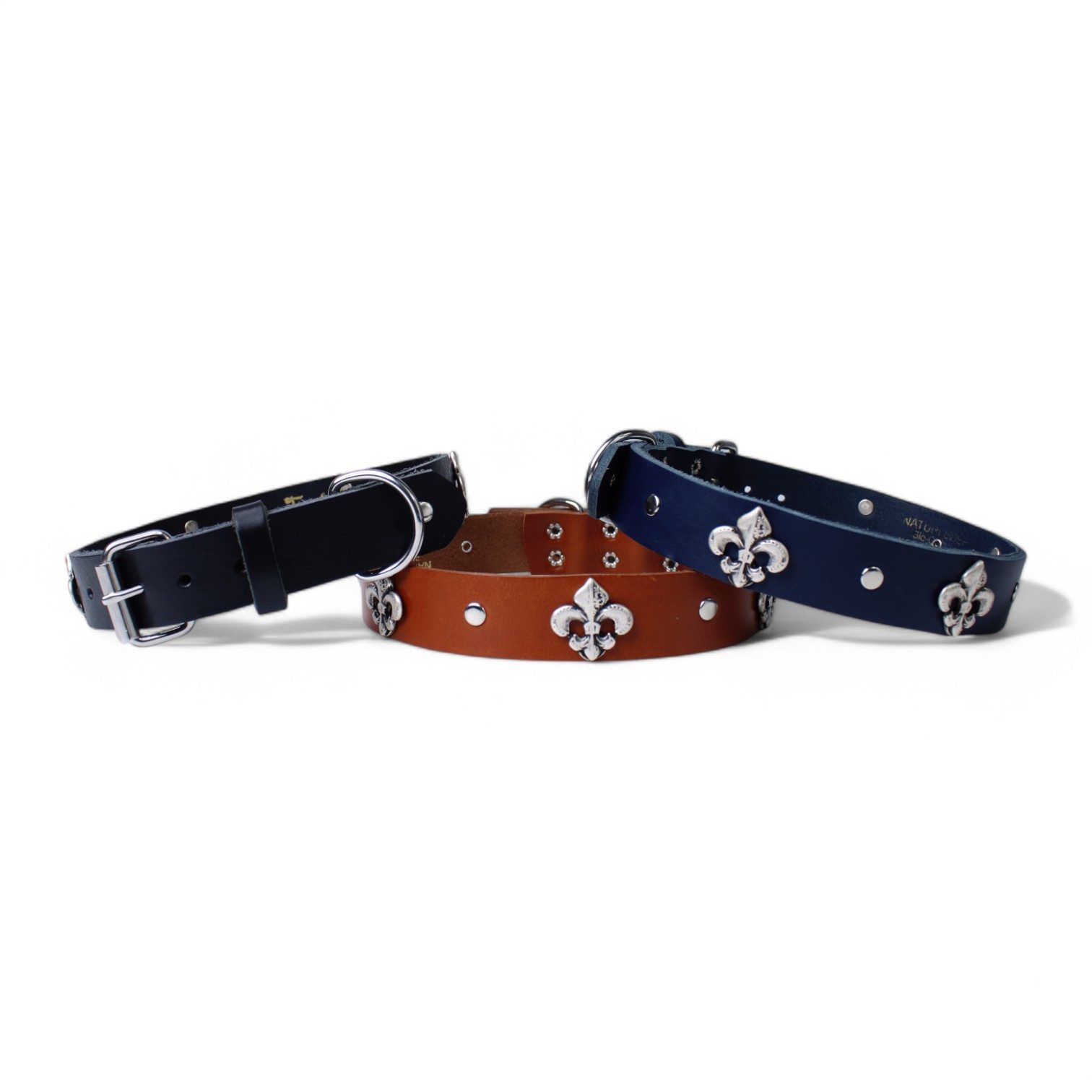FRONHOFER Hunde-Halsband 18860, Echtleder, Hundehalsband aus Vollrindleder, elegant, bruchsichere Schnalle