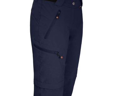 Bergson Zip-off-Hose TESSE Zipp-Off Damen Softshellhose, winddicht, strapazierfähig, Стандартні розміри, peacoa