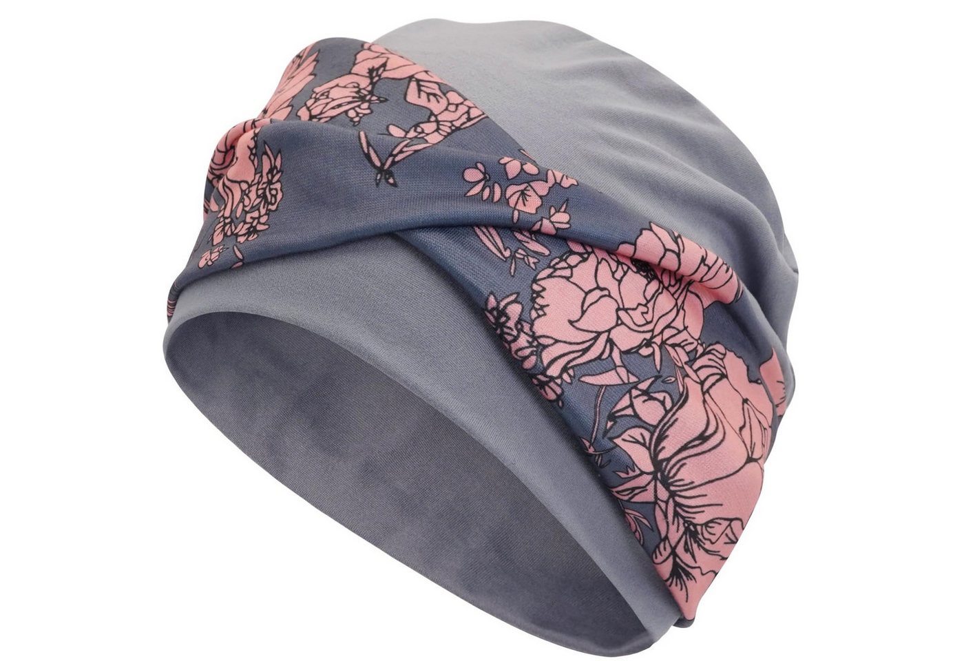 nsihing Turbanmütze Turbanmütze Damen, Boho Blumenmuster, Elastische Kopfbedeckung Weich, Atmungsaktiv & Bequem für Alltag und Freizeit