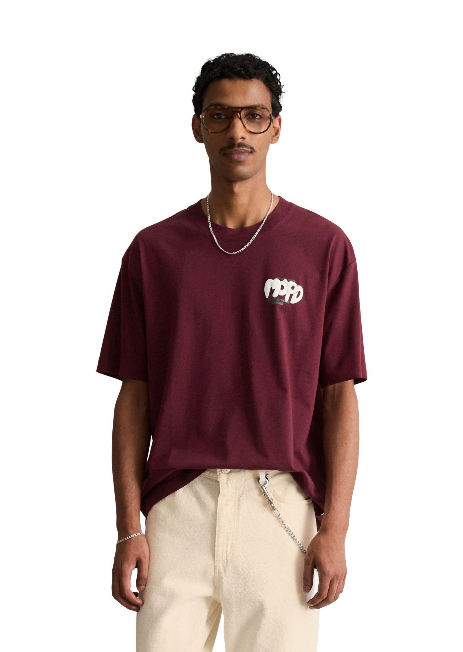 Marc O'Polo DENIM T-Shirt aus reiner Bio-Baumwolle
