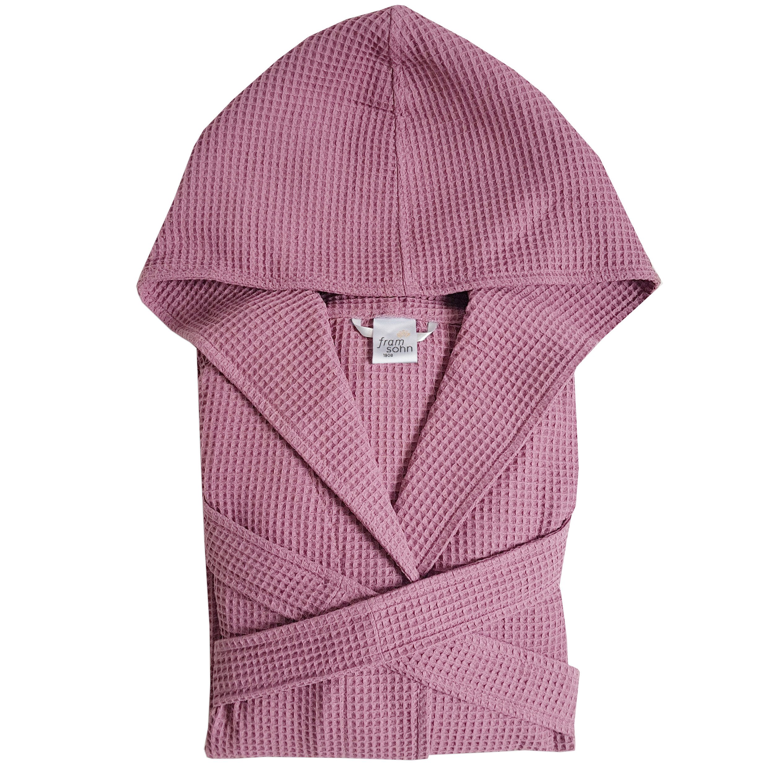 framsohn frottier Bademantel Damen Home Collection Waffelpiqué
