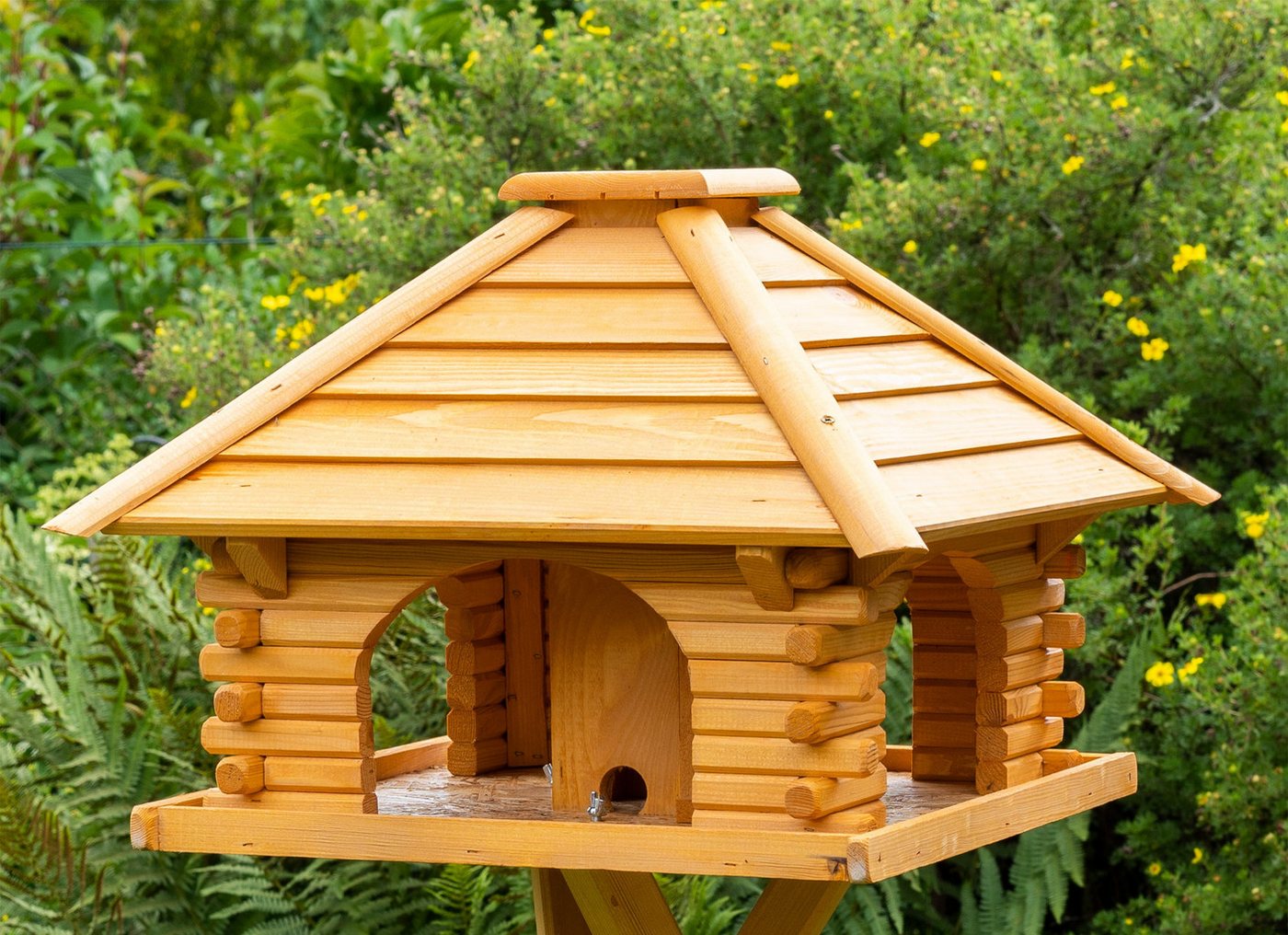 Thumbnail - DSH DEKO SHOP HANNUSCH Vogelhaus massives Futterhaus/Vogelhaus +++imprägniert+++ V20