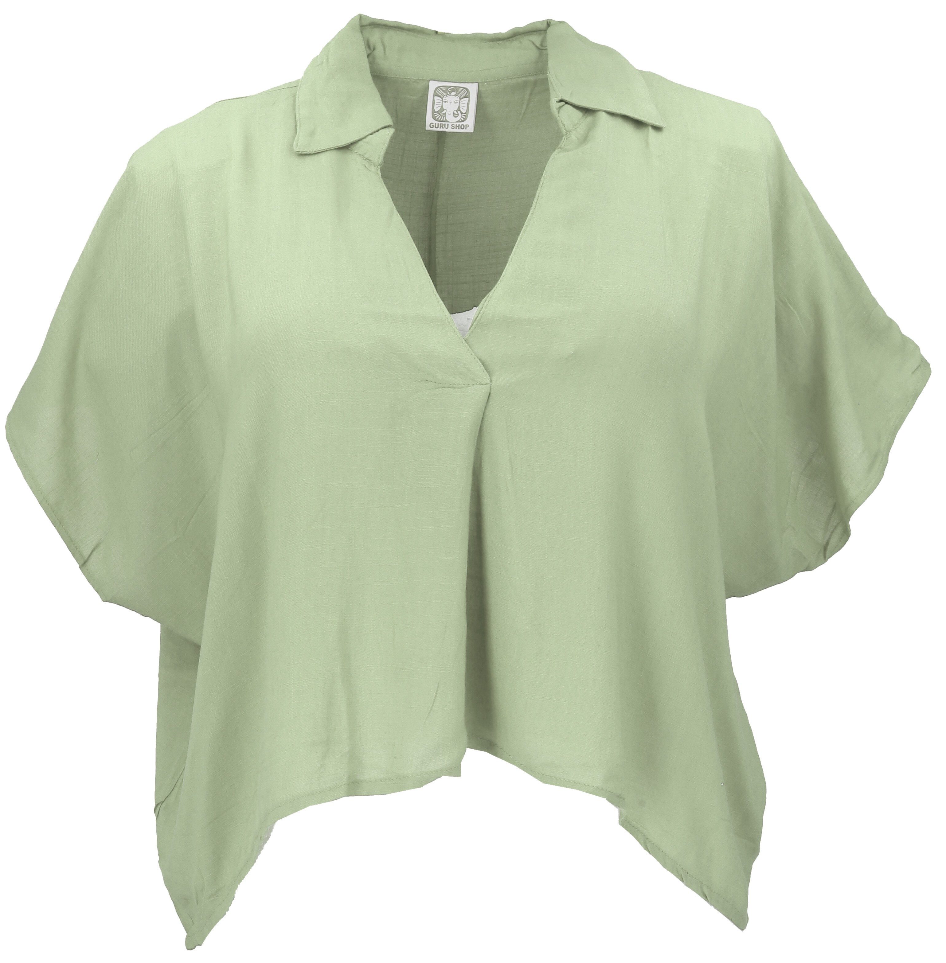 Guru-Shop Longbluse Weites Boho Blusentop mit günstig online kaufen