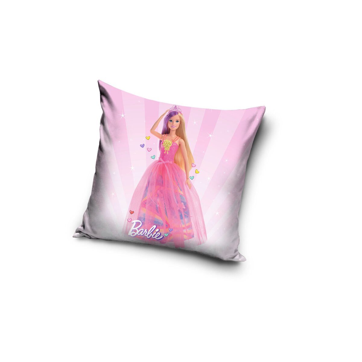 Barbie Kissenbezug Barbie Kissenbezug 40x40cm – Fairy Spark Velours Deko günstig online kaufen