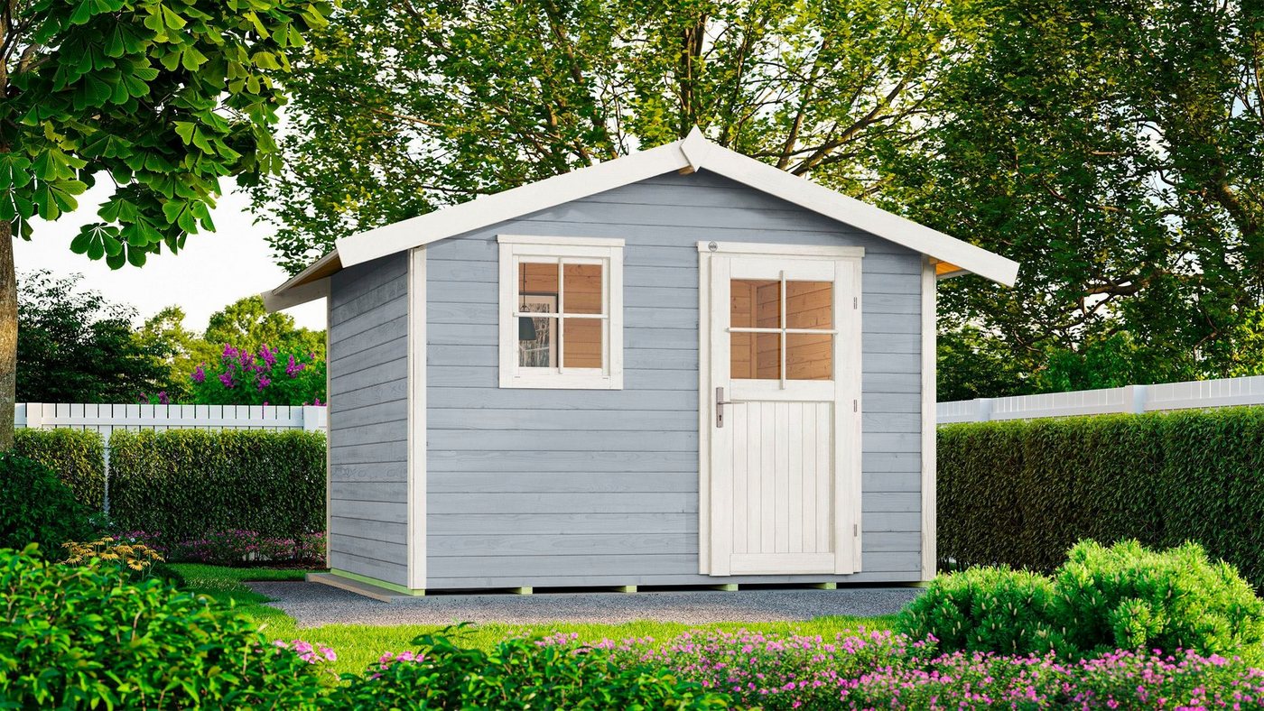 Thumbnail - weka Gartenhaus 123 Gr.4 grau, BxT: 380x274 cm