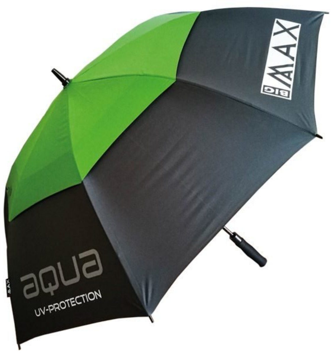 BIG MAX Golfregenschirm Schirm BIG charcoal-lime MAX Aqua