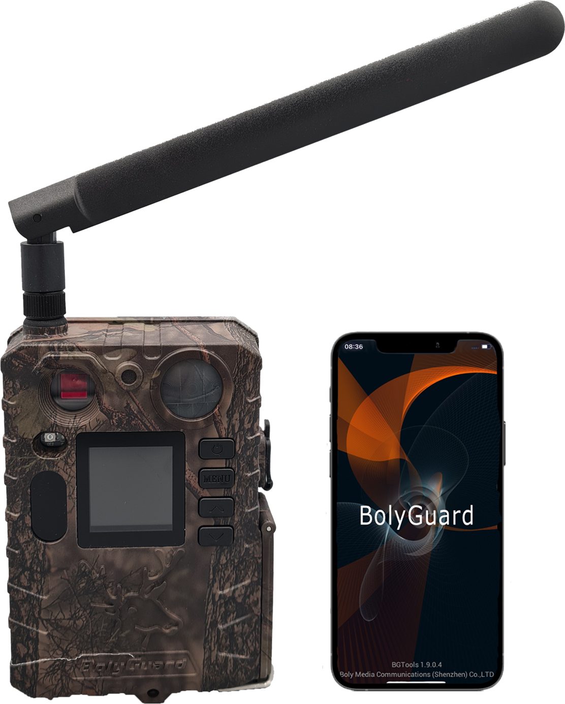 Berger & Schröter Wildkamera 4G/LTE Funk mit PIR Bewegungssensor, 2 Black LED's und 940nm (Wildwechsel, 24-Stunden-Überwachung, Wildbeobachtung, Jagdrevier, Außenbereich, Sicherheitsüberwachung, Kirrung, Mit App-Unterstützung)