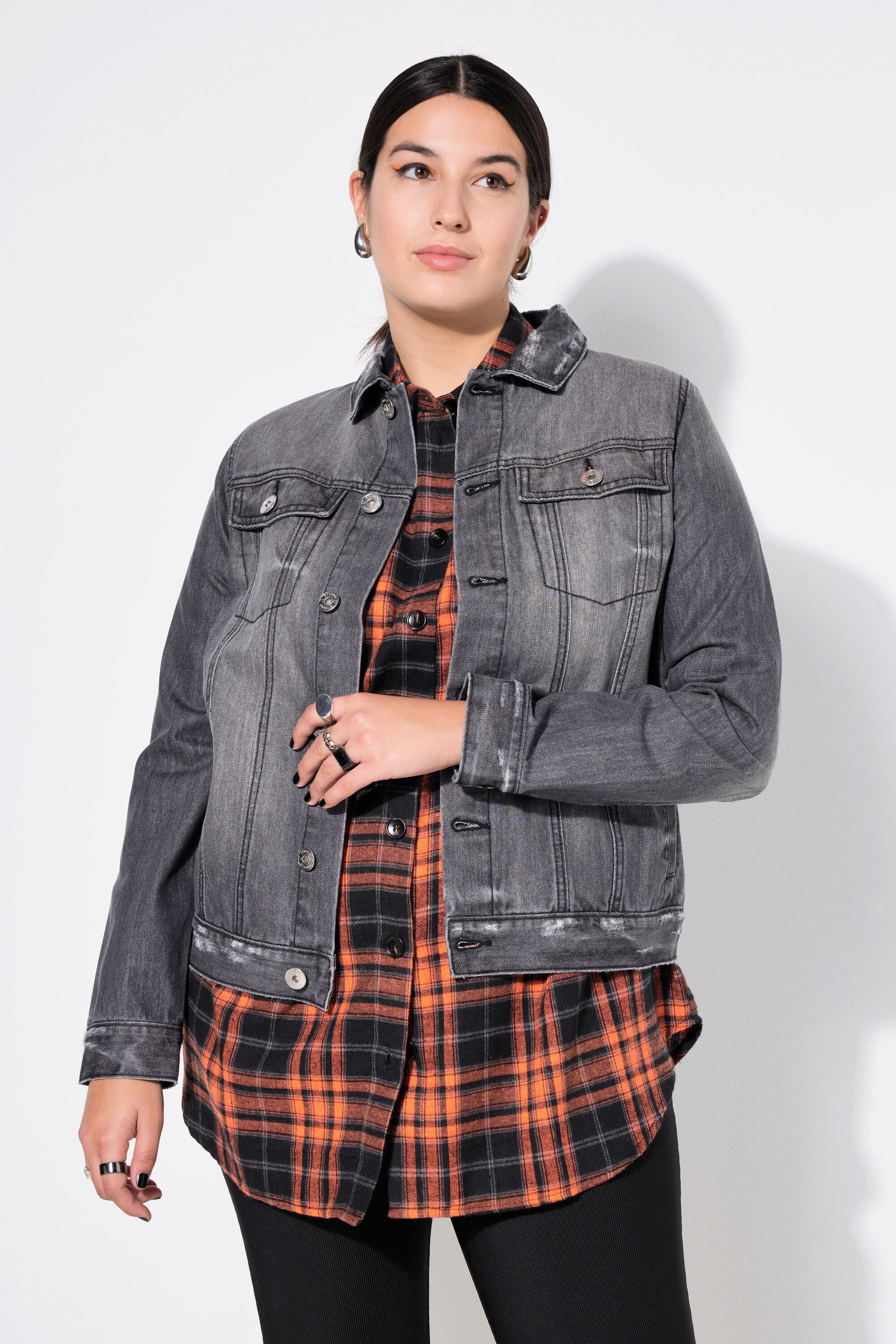 Studio Untold Sommerjacke Jeansjacke Regular Fit günstig online kaufen
