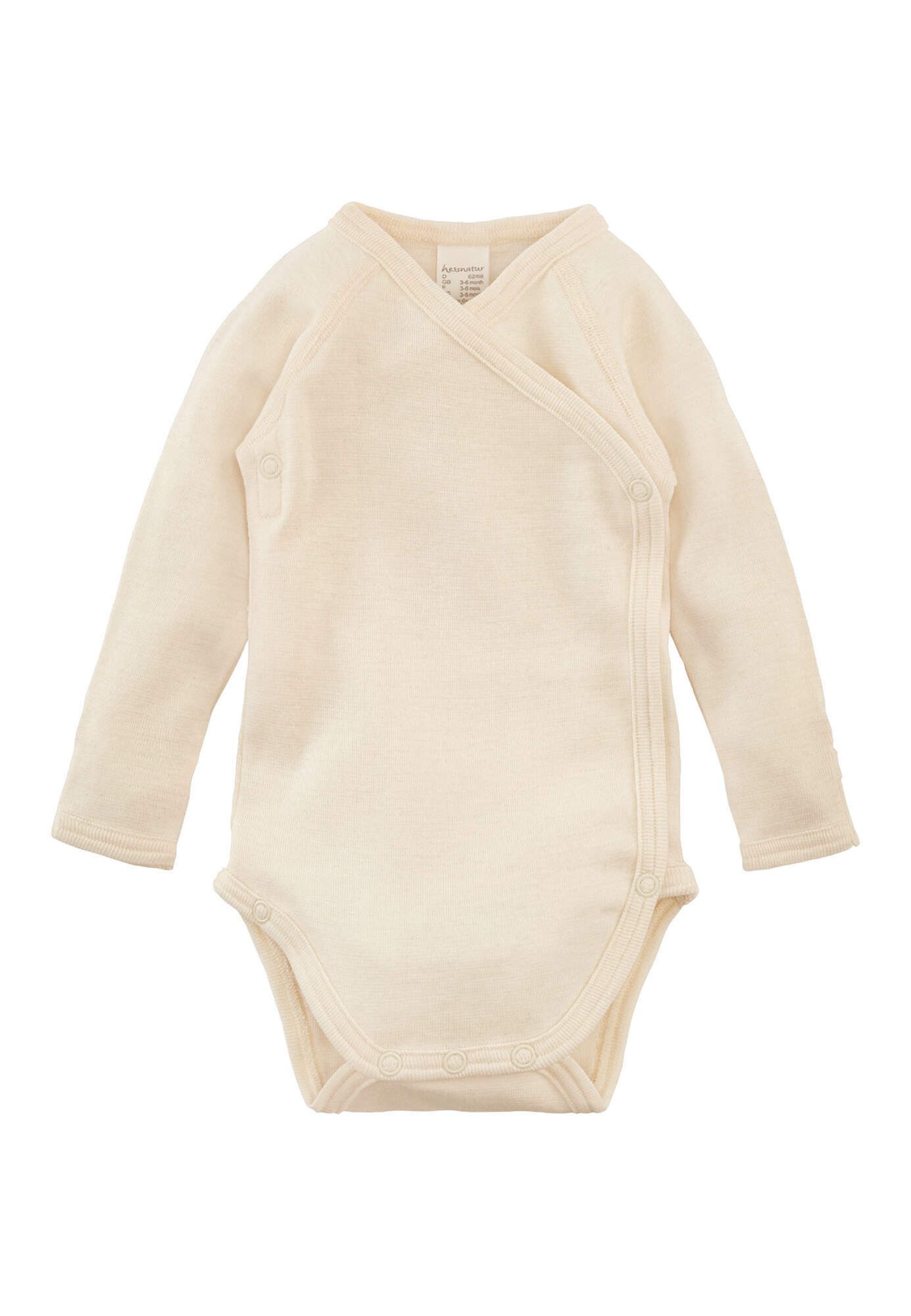 Hessnatur Body aus Bio-Baumwolle mit Merinowolle und Seide (1-tlg)