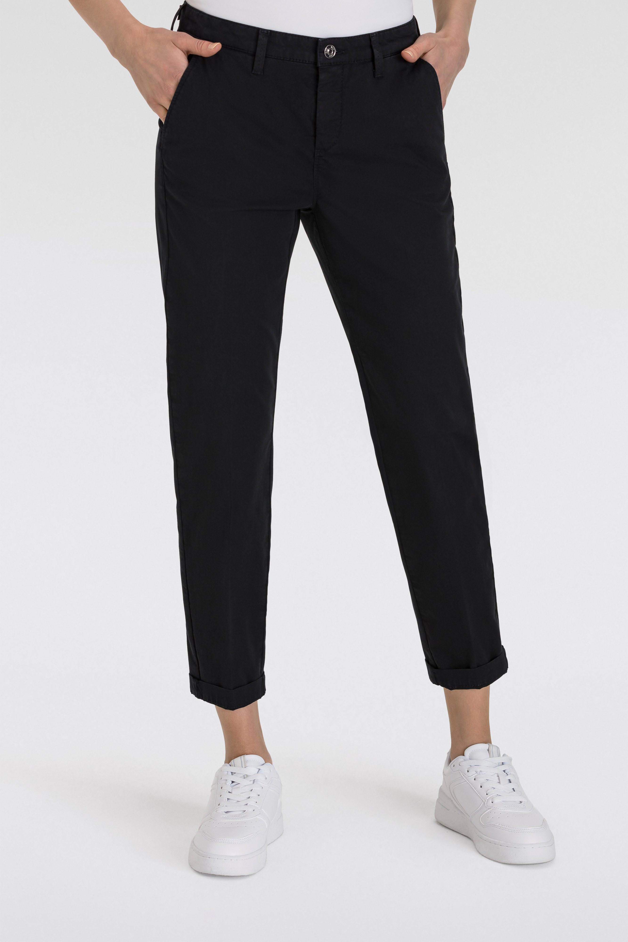 MAC Chinohose CHINO turn up mit dezentem Glanz, elegant und sportiv zugleic günstig online kaufen