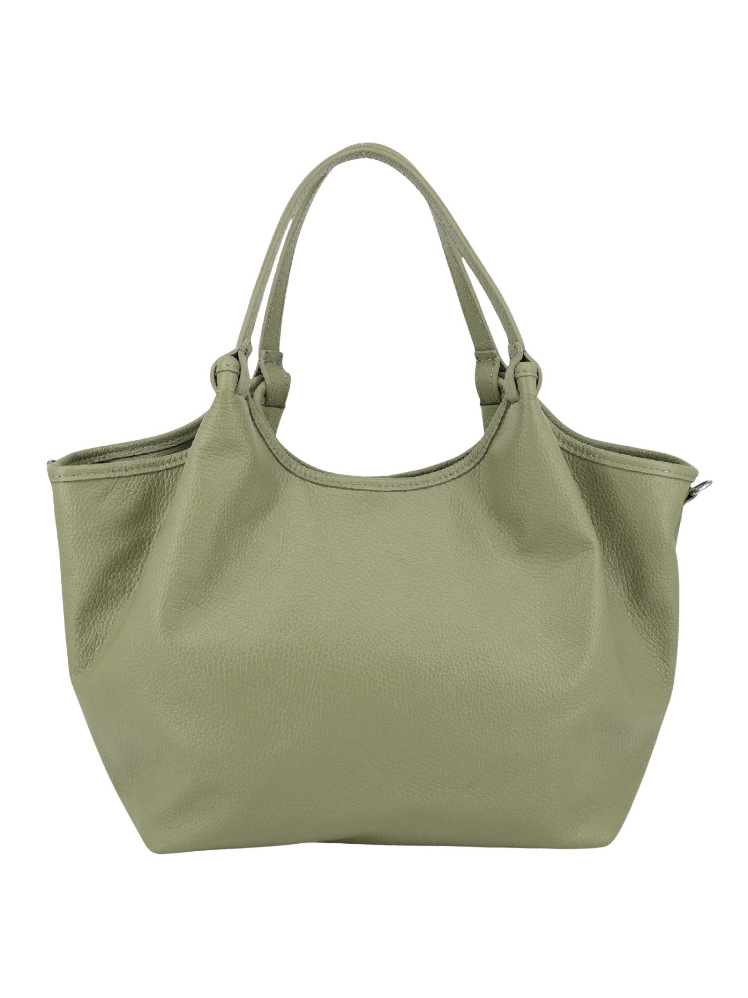BRISE TASCHE Shopper Geräumiger Echtleder-Shopper mit Schulterriemen und 3 Fächern, Echtleder, Reißverschlussfächer, abnehmbarer Schulterriemen