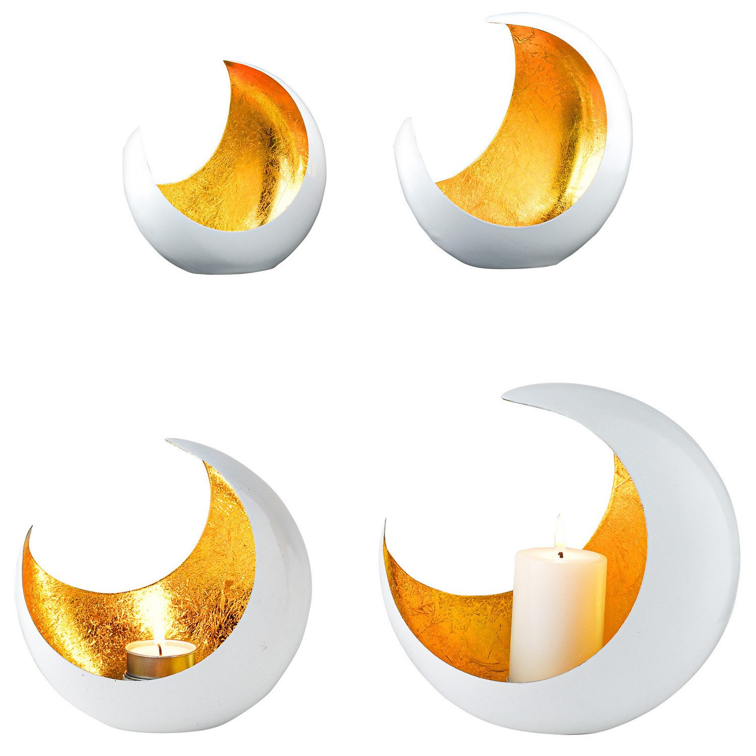 Marrakesch Orient & Mediterran Interior Teelichthalter 2er Set Deko Aesthet günstig online kaufen