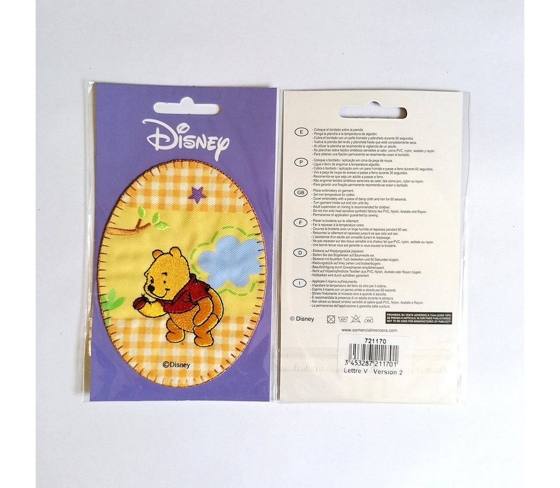 Thumbnail - Disney Aufnäher Bügelbild, Aufbügler, Applikationen, Patches, Flicken, zum aufbügeln, Polyester, Winnie Pooh Marienkäfer...
