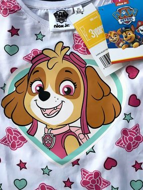 PAW PATROL Pyjama 2x PAW PATROL MÄDCHEN PYJAMA SET Doppelpack lang 98 10 4110 116 128