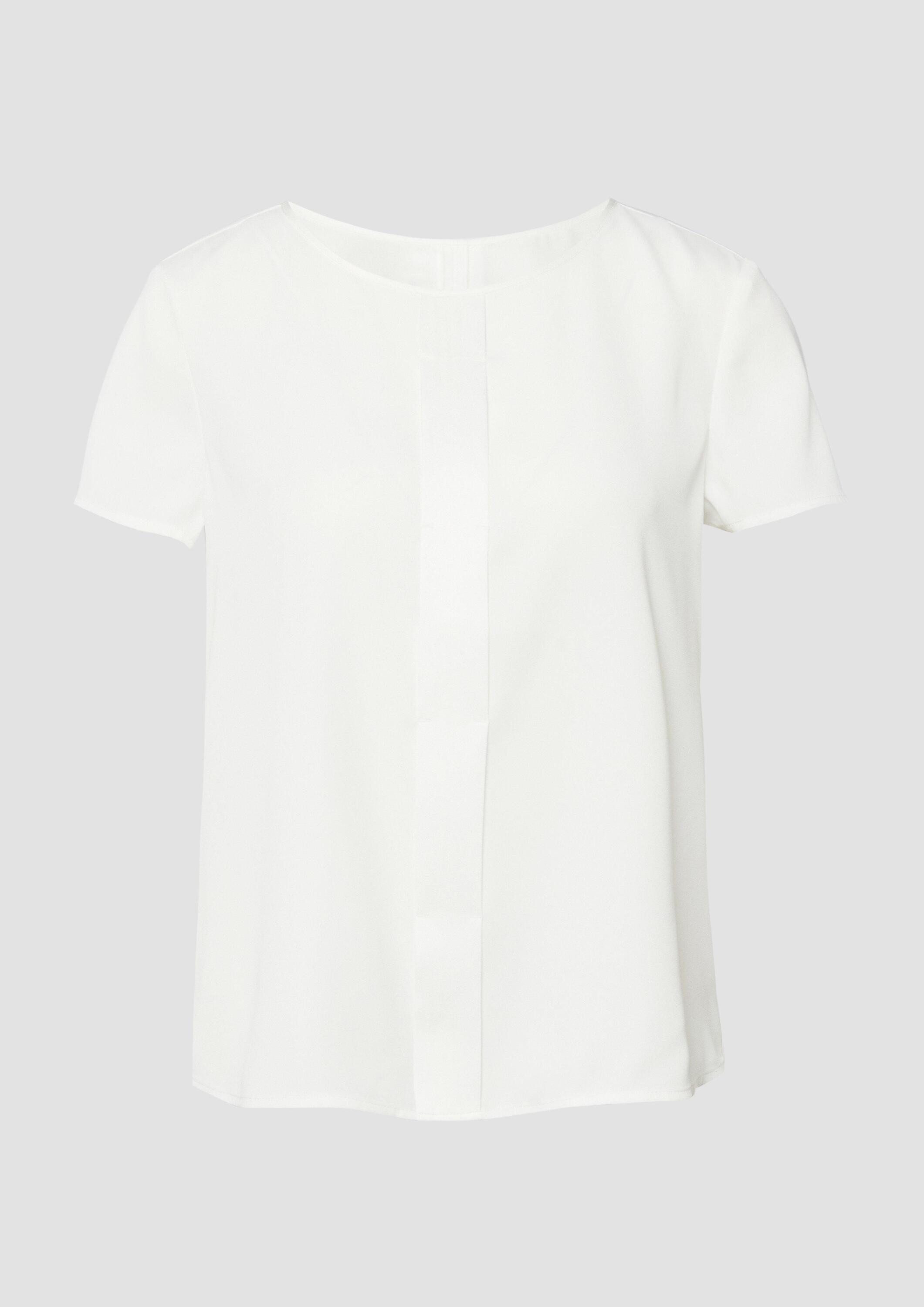 s.Oliver Kurzarmbluse Bluse Lockeres Blusenshirt