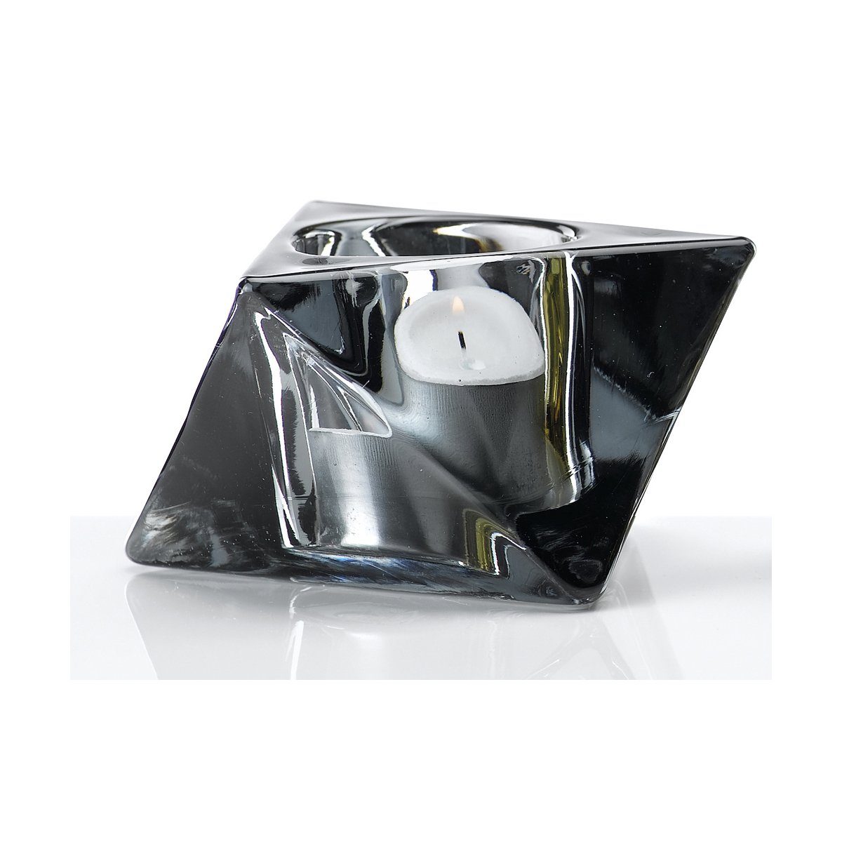 Jacob Jensen Teelichthalter Teelichthalter, Rauchquarz günstig online kaufen