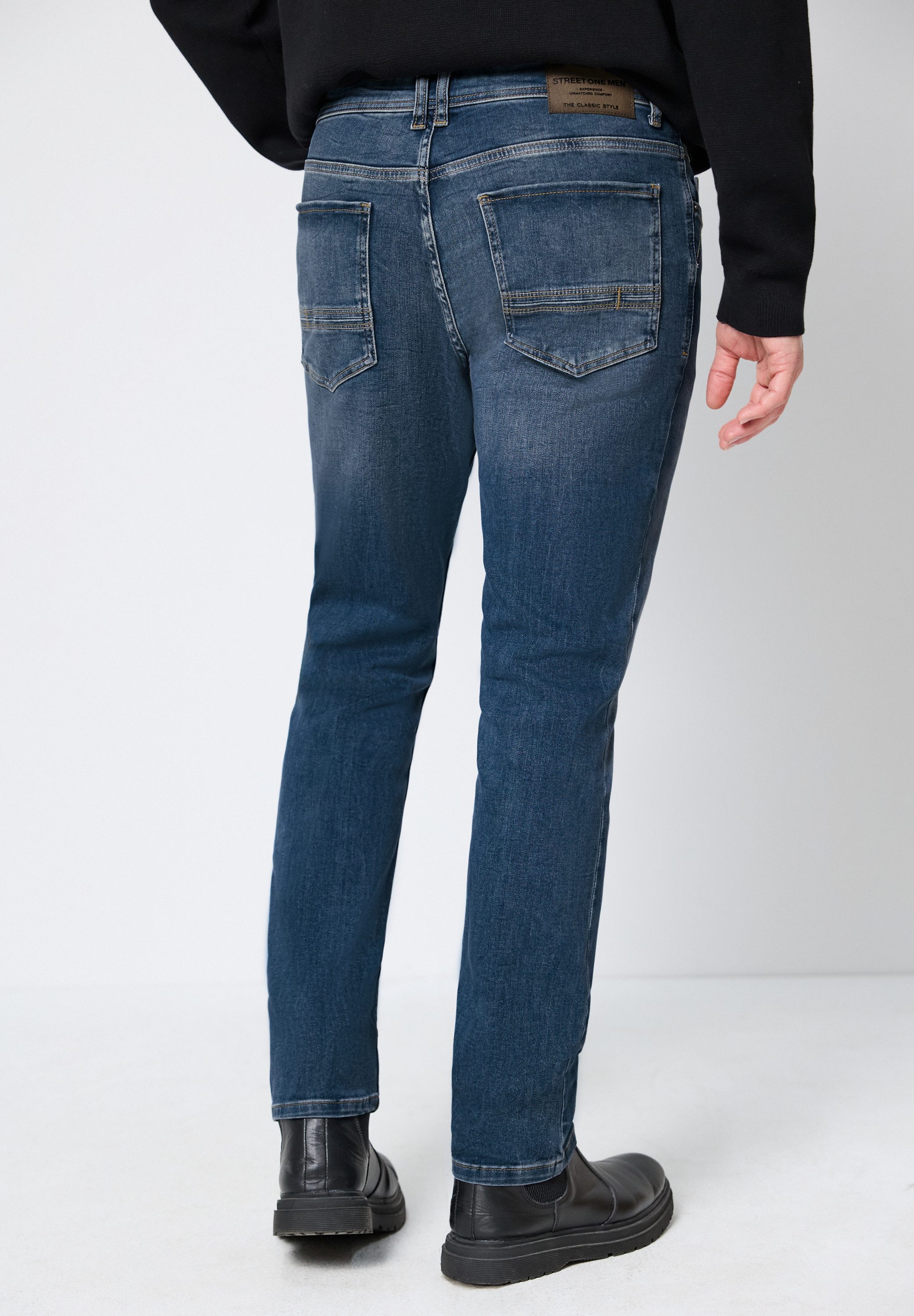 STREET ONE MEN Regular-fit-Jeans 5-Pocket-Style