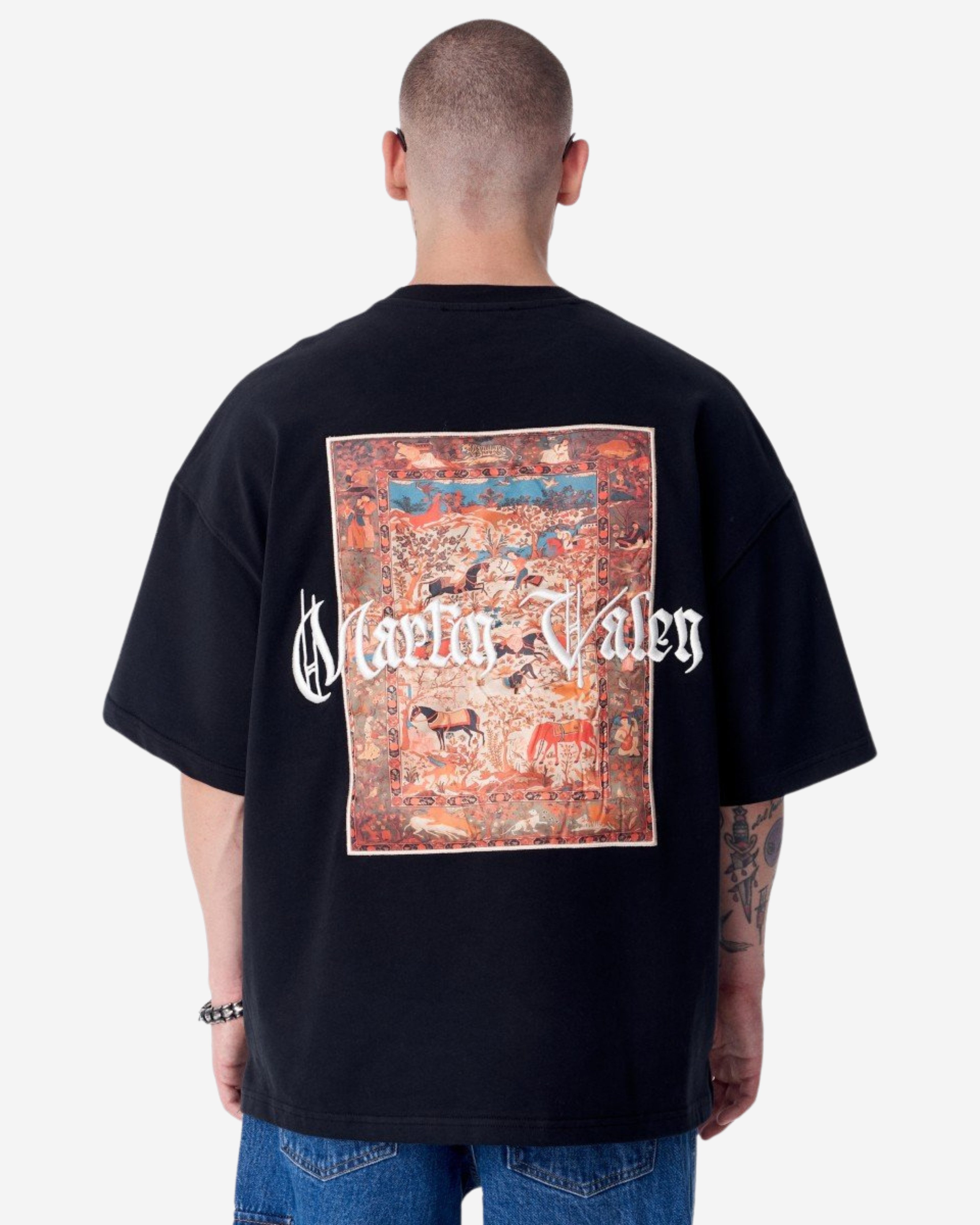 Martin Valen T-Shirt Erbe Fusion Weißes T-Shirt - Groß