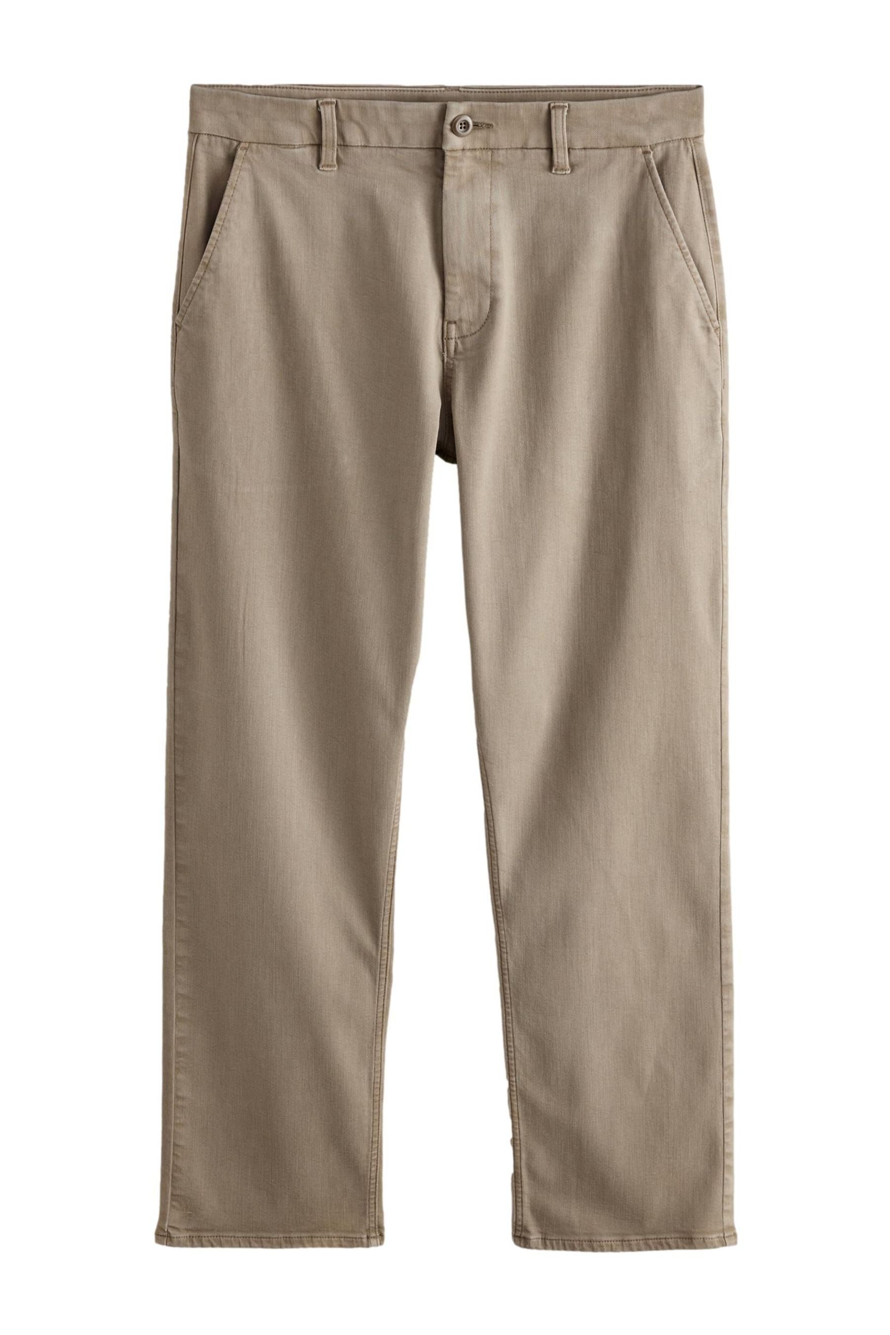 Chinohose Straight Fit Motionflex Chinohose mit Gürtel