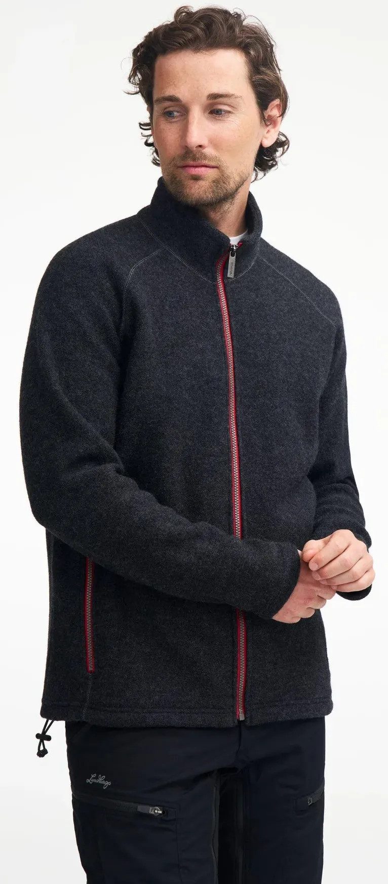 Ivanhoe of Sweden Wolljacke Ivanhoe Herren Danny Full Zip Wolljacke