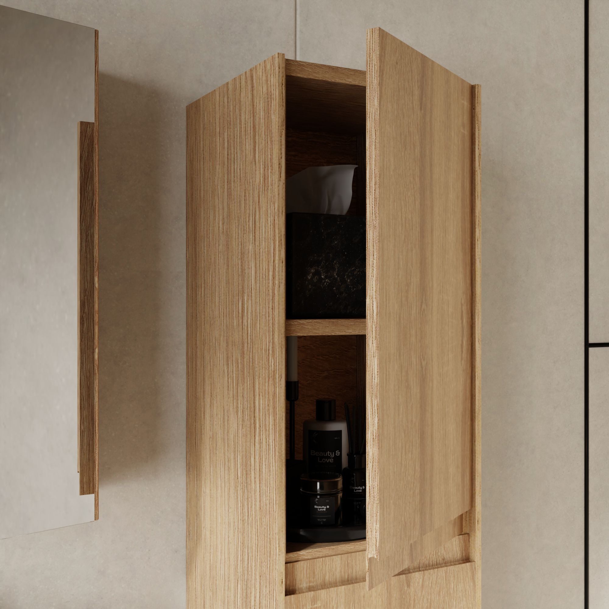 Karen Badmöbel-Set Hochschrank City, (Optionaler Hochschrank, günstig online kaufen