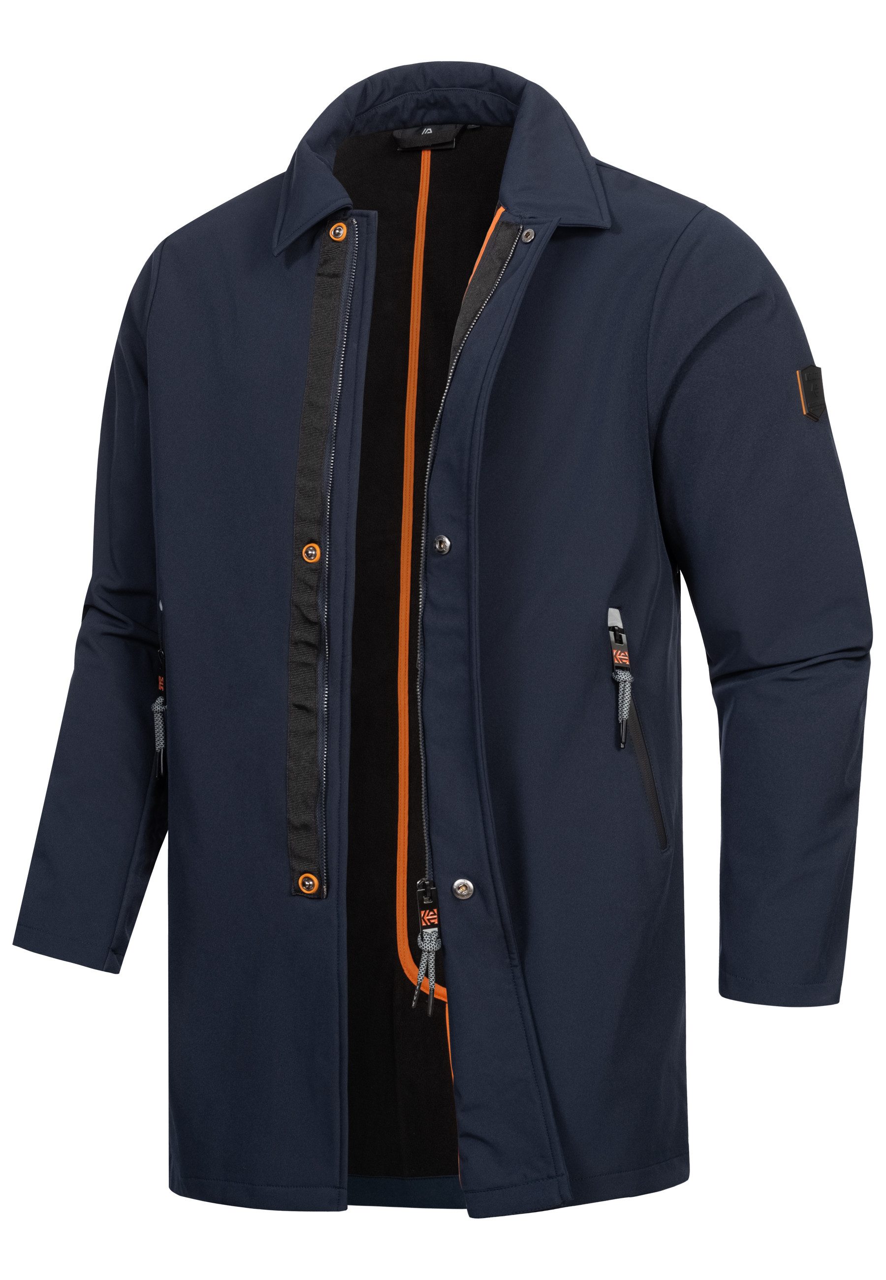 Indicode Softshellmantel Herren INRoute Softshell Mantel Herrenmantel Styli günstig online kaufen