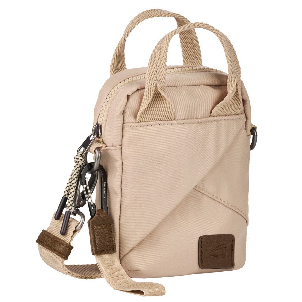camel active Handytasche Aurum (Set, 2-tlg., abnehmbare Anhänger), aus recyceltem Polyester in Nylonstruktur, leicht & mit feinen Details