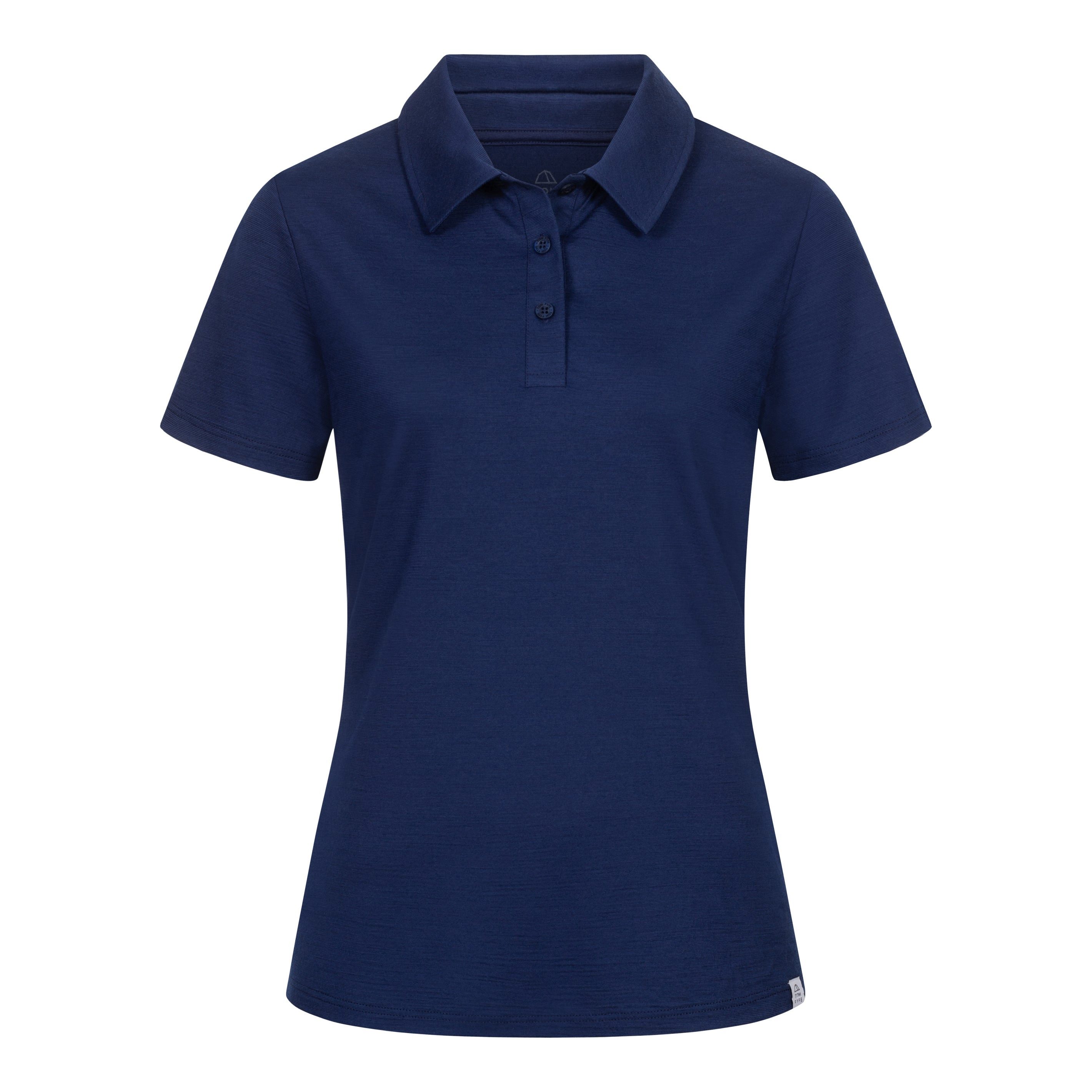 Poloshirt TOM FYFE Merino Polo-Shirt Damen Marine / M