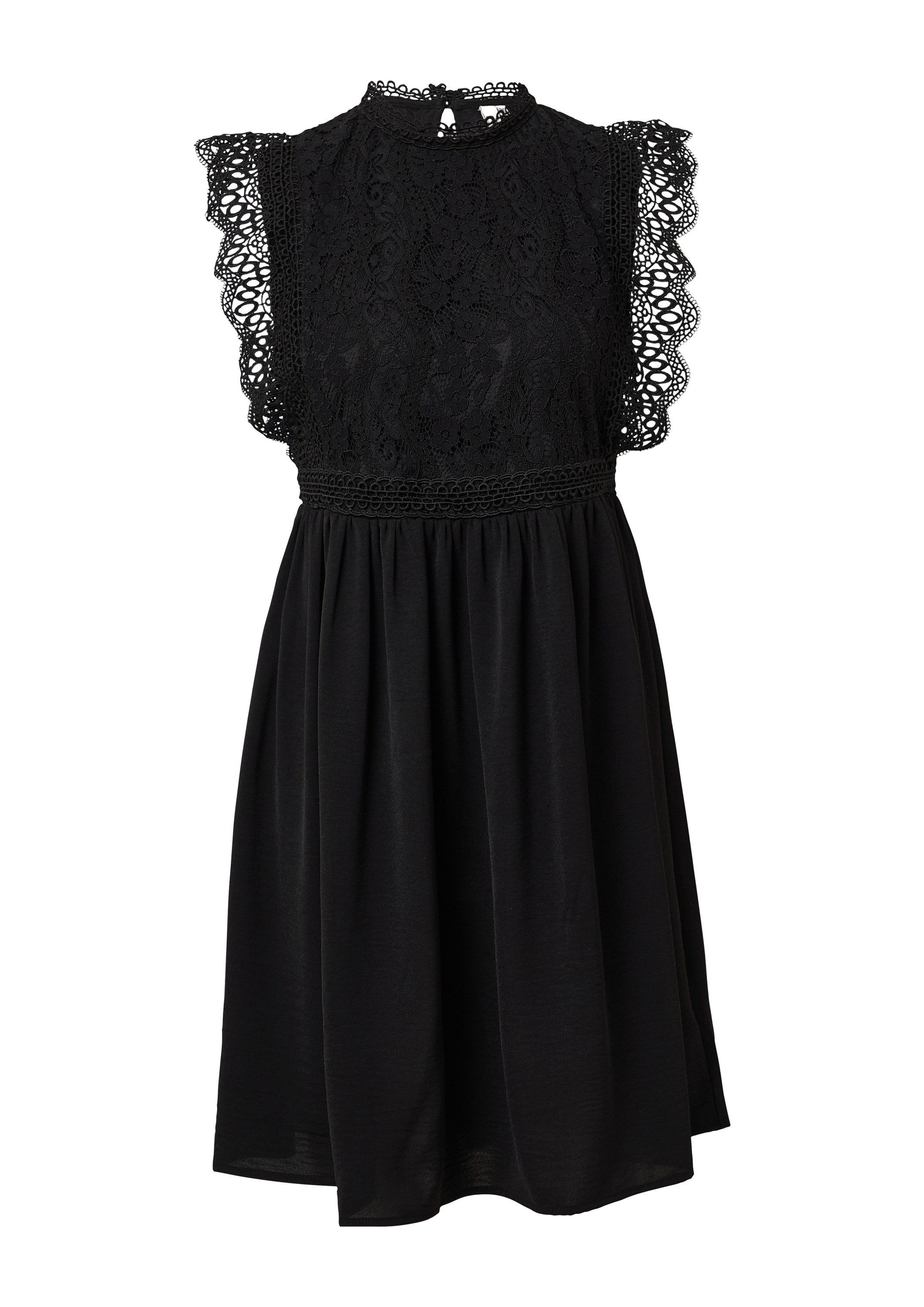 QS Minikleid Kleid Kurzes Kleid mit Spitzenoberteil günstig online kaufen