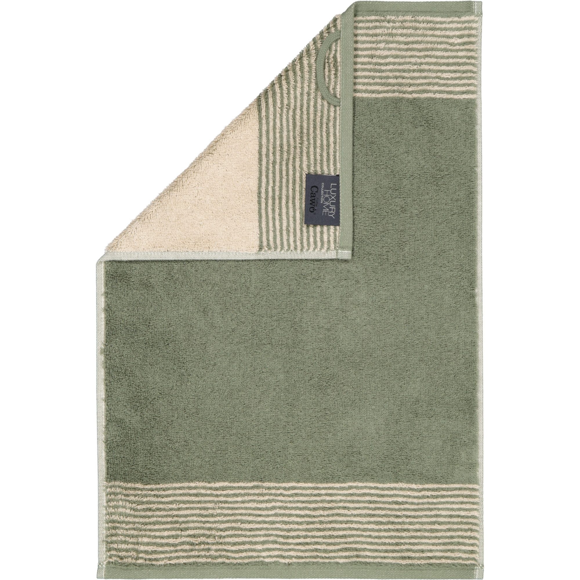 Cawö Handtücher Luxury Home Two-Tone 590, 100% Baumwolle (1-St)