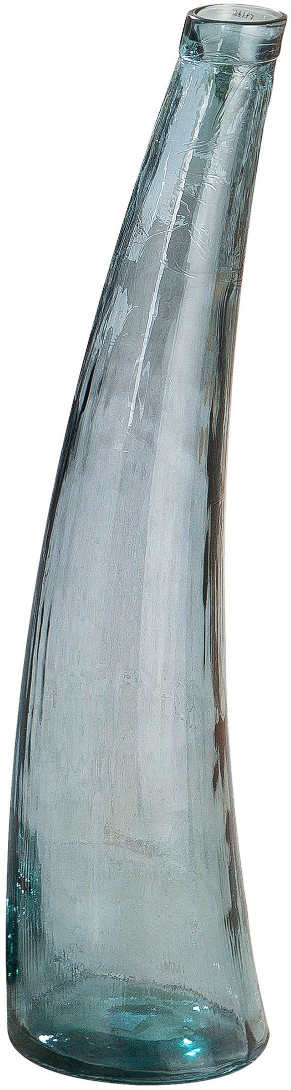 GILDE Bodenvase Corno (1 St), aus Glas, Höhe ca. 80 cm, Individuell  dekorierbar