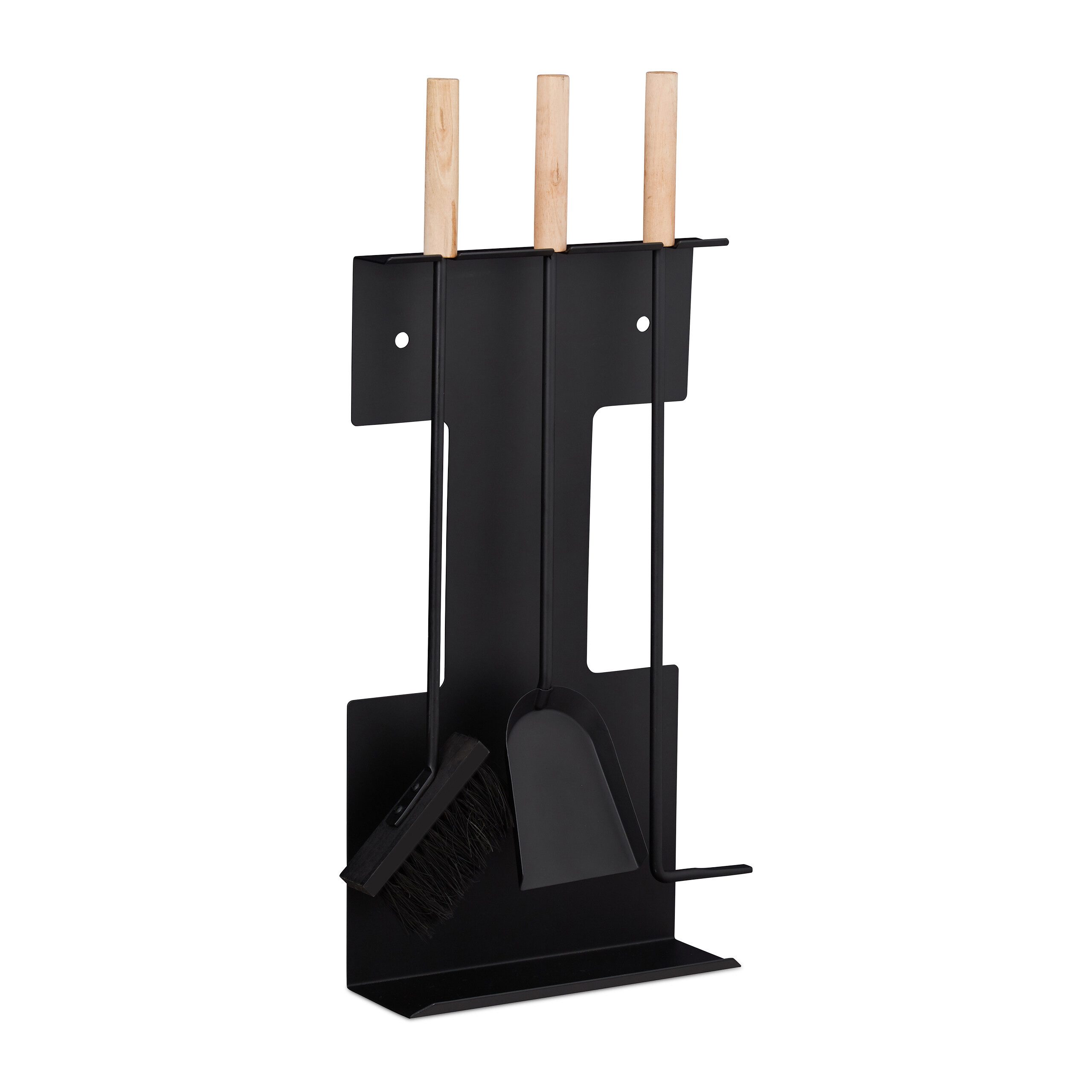 relaxdays Kamingarnitur Kaminbesteck modern 4-teilig, (4-St)