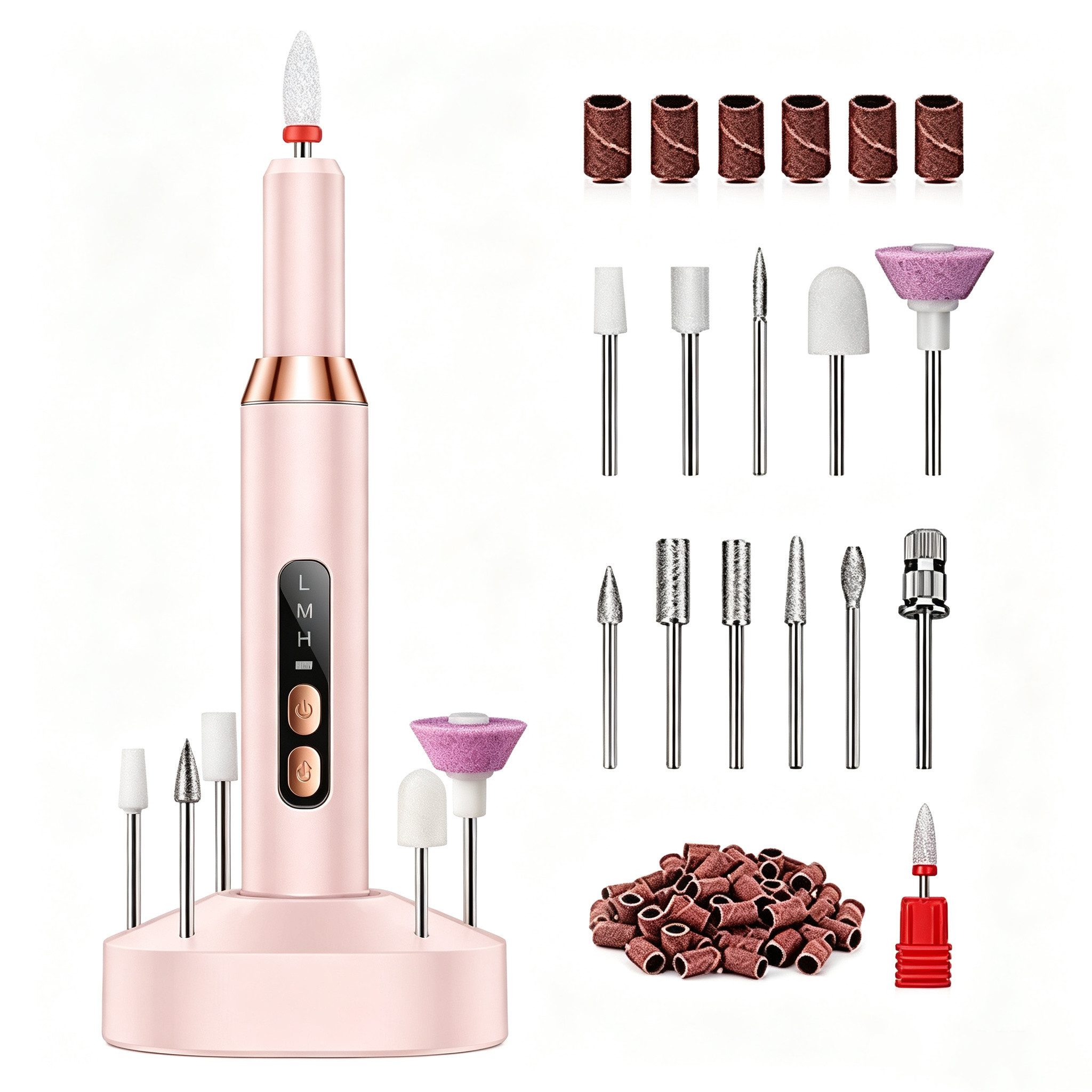 inschimmer Maniküre-Pediküre-Set Kabellose Nagelfräser Elektrische Nagelfeile Maniküre Pediküre Set