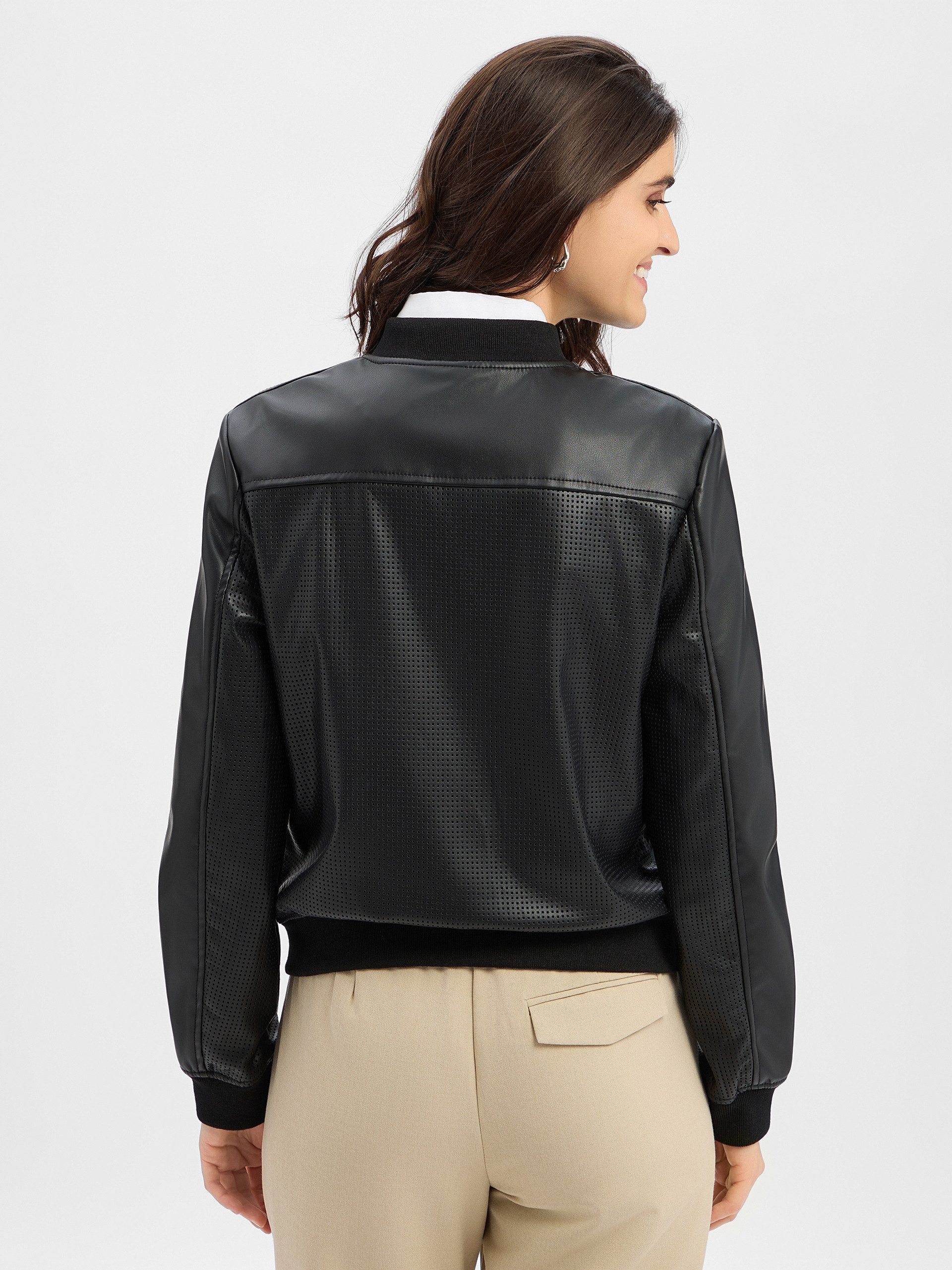 Amber & June Lederjacke