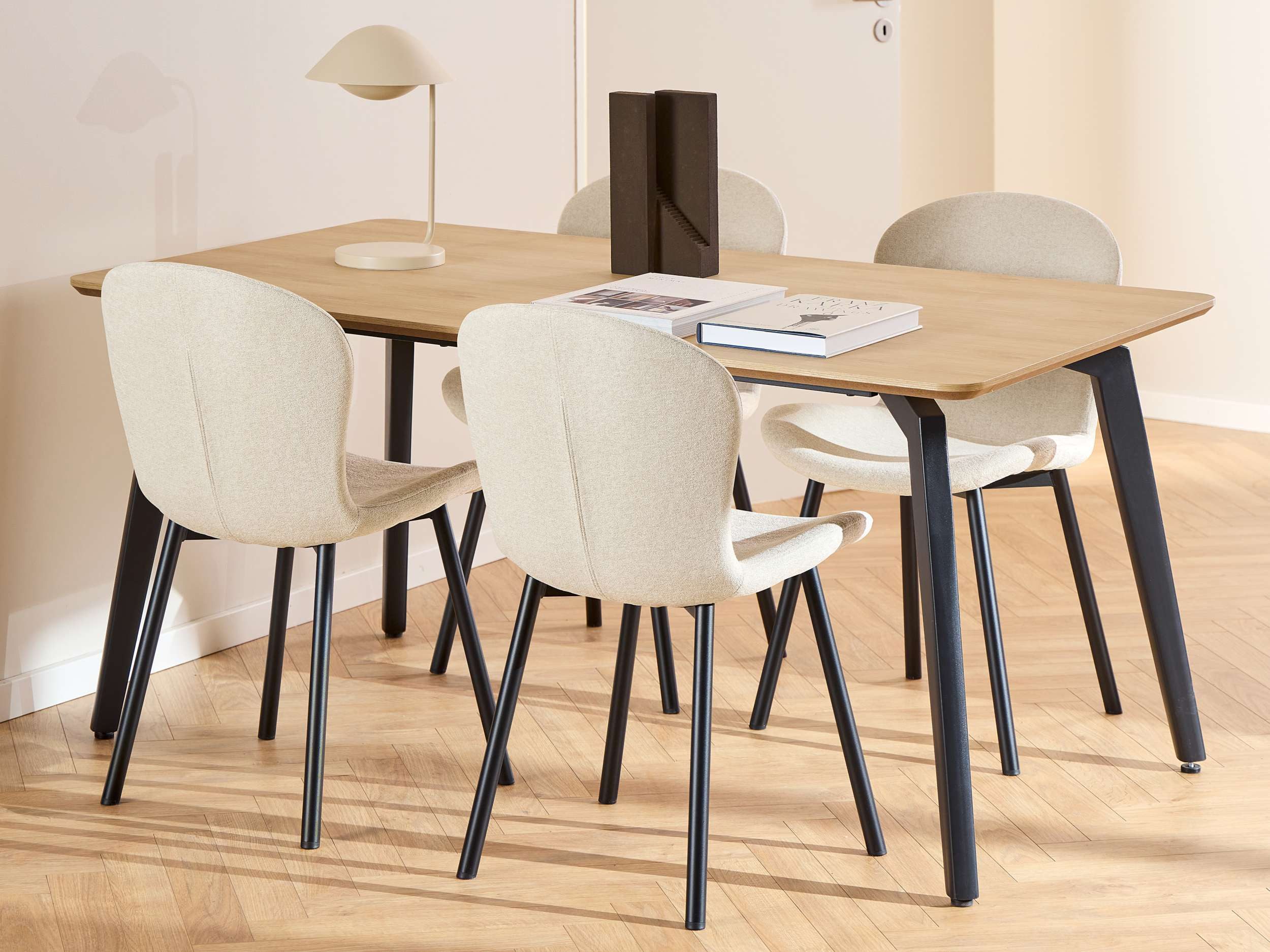 99rooms Essgruppe Elvian, (Sitzgruppe, Esszimmerset), Perfekte Kombination aus Design & Komfort