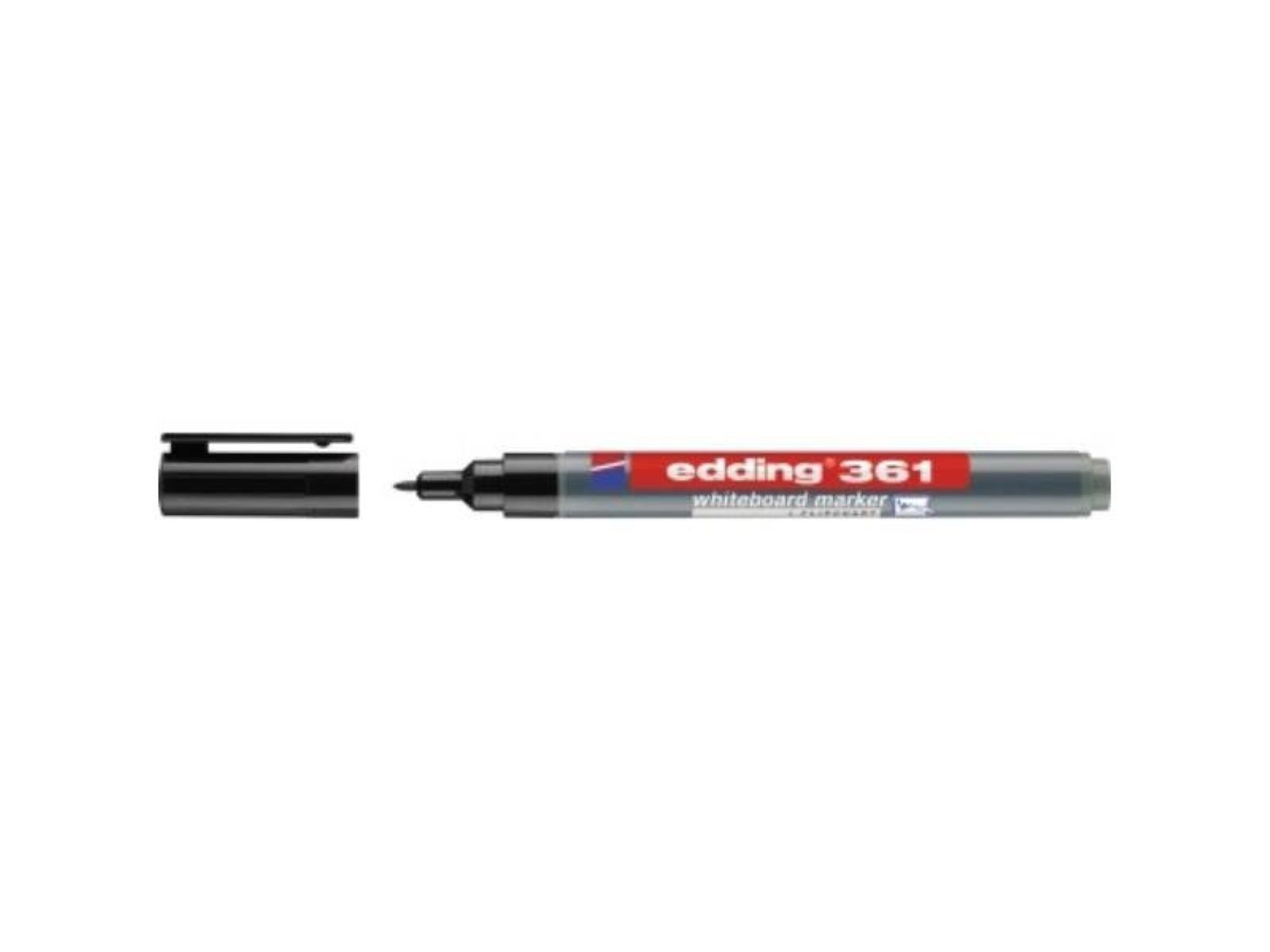 4-361001 EDDING edding Whiteboardm Marker 1mm 361 schwarz edding Whiteboardmarker