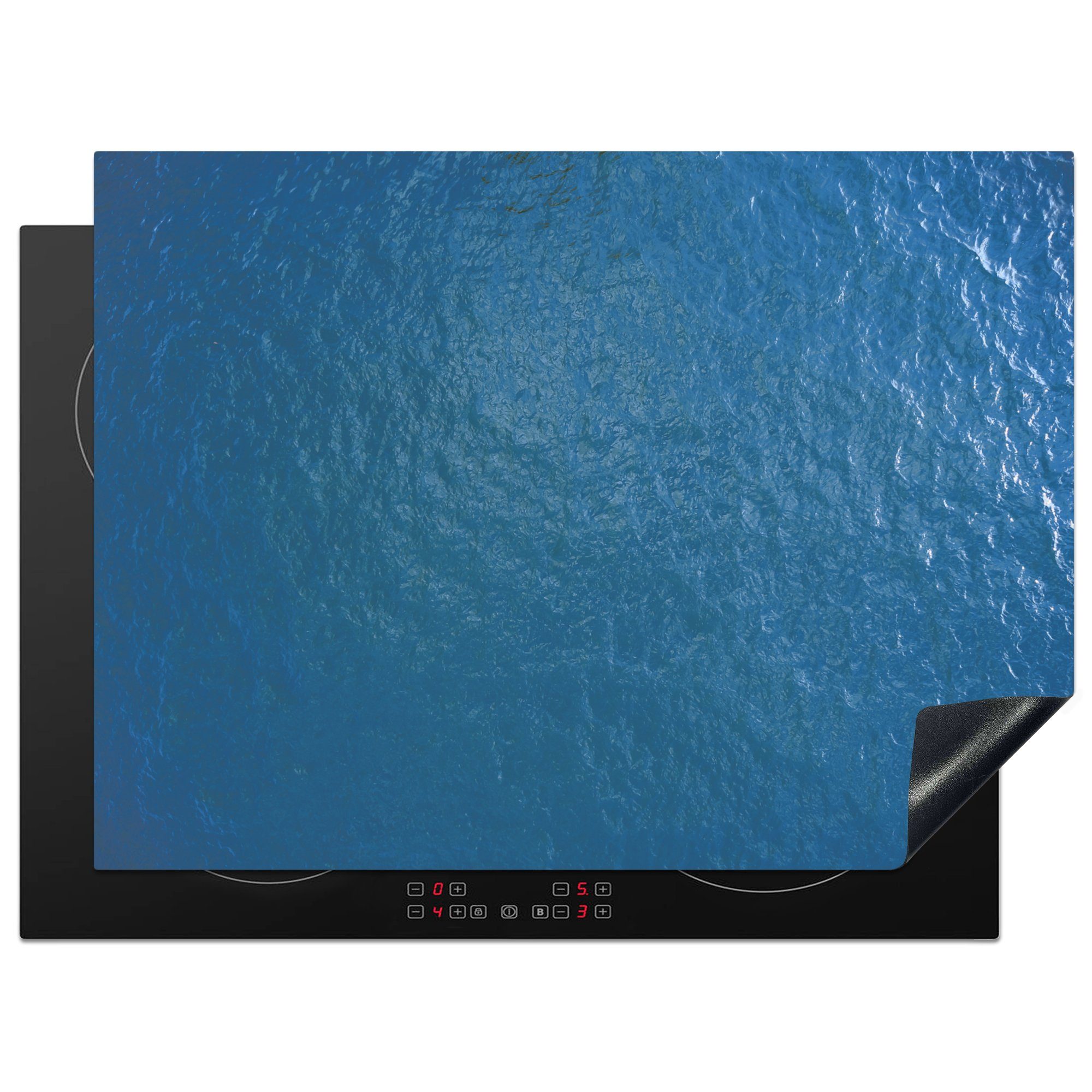 MuchoWow Herdblende-/Abdeckplatte Meer - Ozean - Blau, Vinyl, (1 tlg), 71x52 cm, Induktionskochfeld Schutz für die küche, Ceranfeldabdeckung