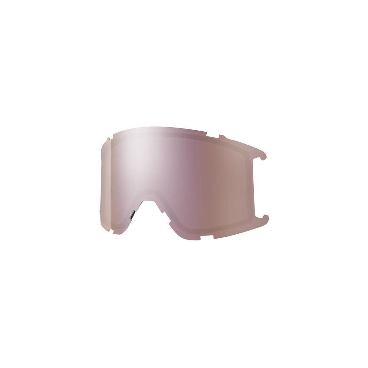 Smith Skibrille Squad S Replacement Lens, Ersatzglas mit rosafarbener Tönung für Smith Optics Squad S Snow