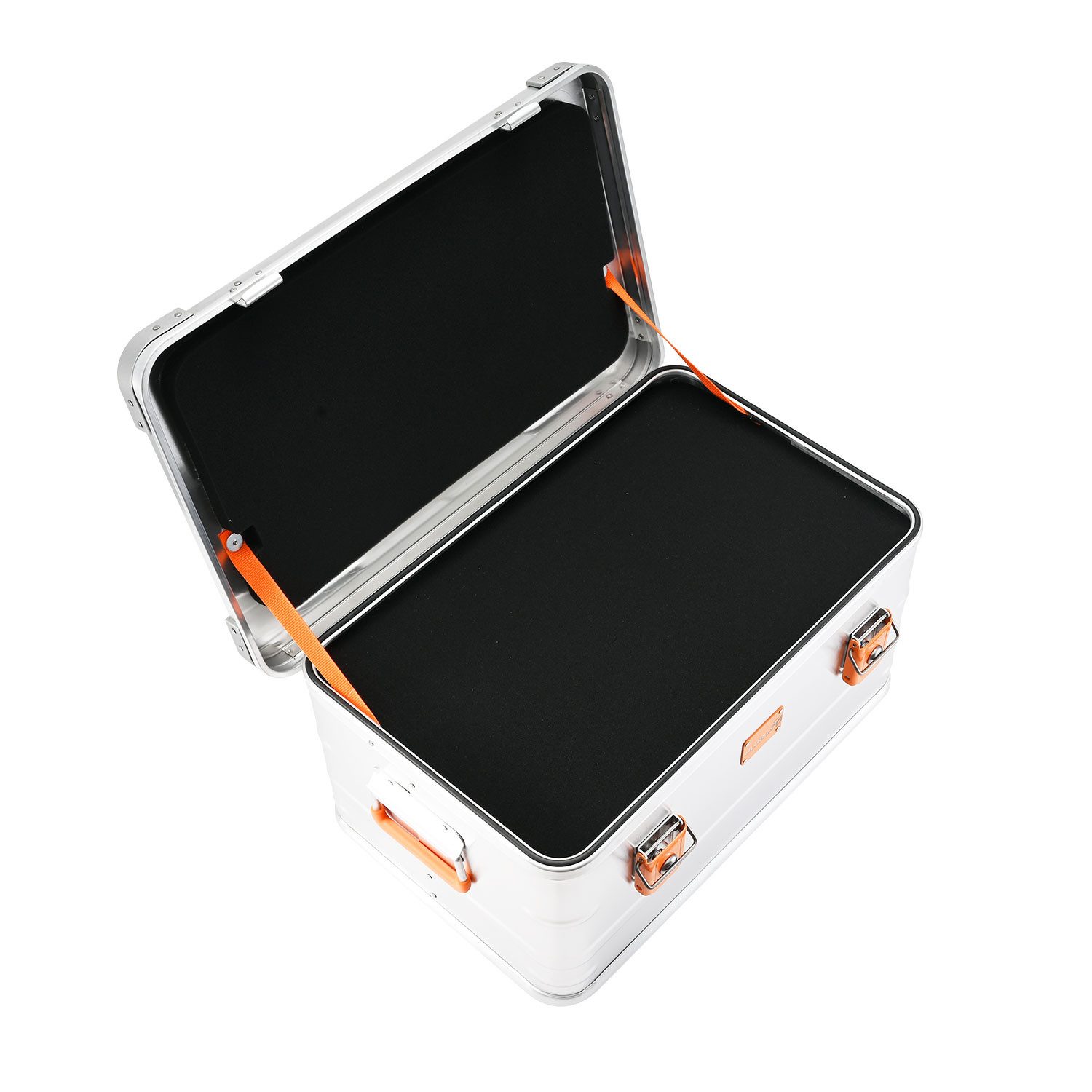 ALUBOX Aufbewahrungsbox Transportkiste mit Schaumstoff, Rasterschaum Einsätze zum individuellen Ausbrechen