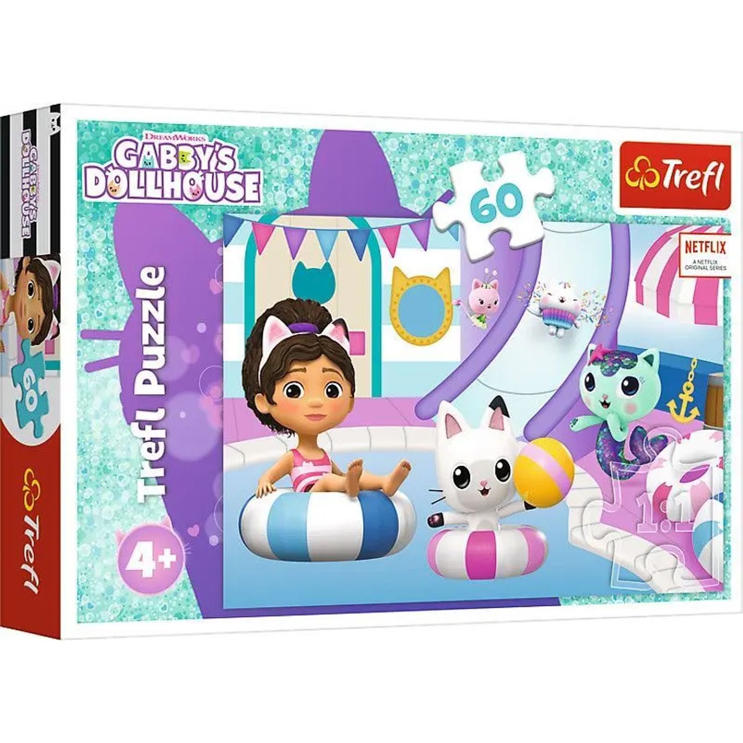 Trefl Puzzle Puzzle 60 - Gabby's Dollhouse, 99 Puzzleteile
