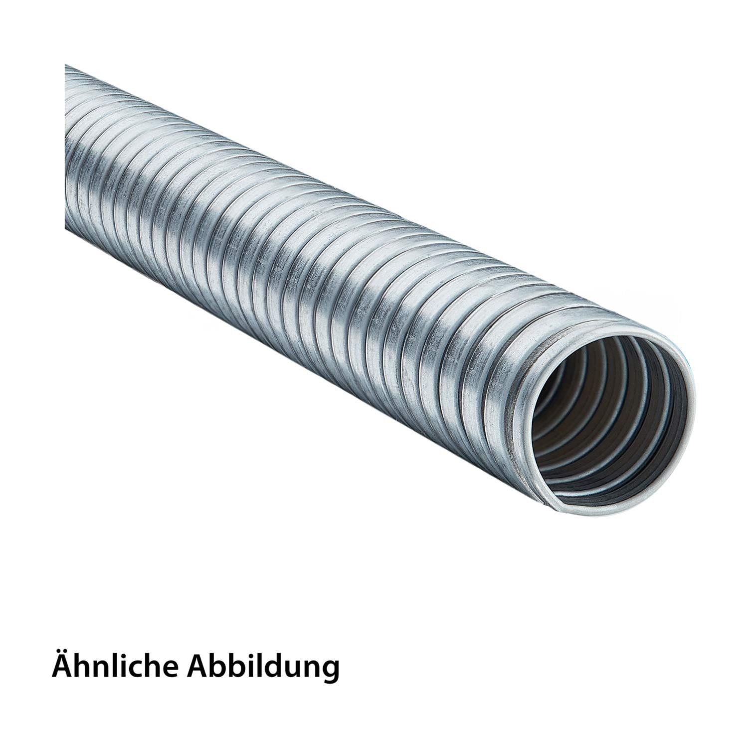Flexa Wellschlauch Titel:graff-AS Metallschutzschlauch doppelt gefalztes Profil blank -