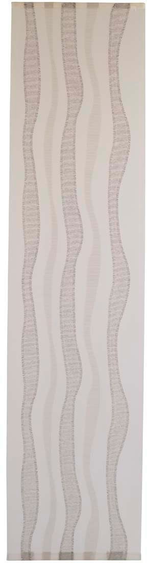 HOMING Schiebegardine Nelis (1 St), Klettband, transparent, modern, Wohnzimmer, Schlafzimmer